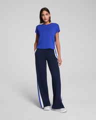 SPANX AirEssentials® Colorblock Wide Leg Track Pant  Timeless Navy/Powder/Cerulean