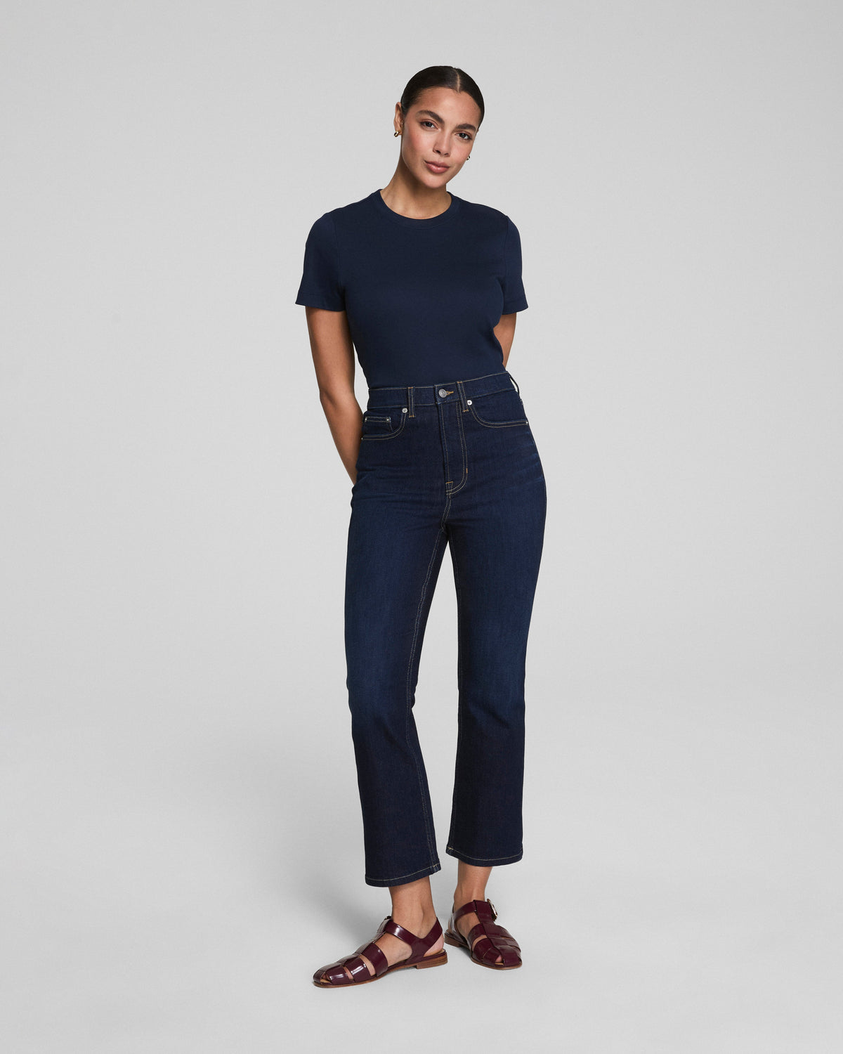 SPANXsculpt™ ReDefine Kick Flare Jeans  Dark Indigo