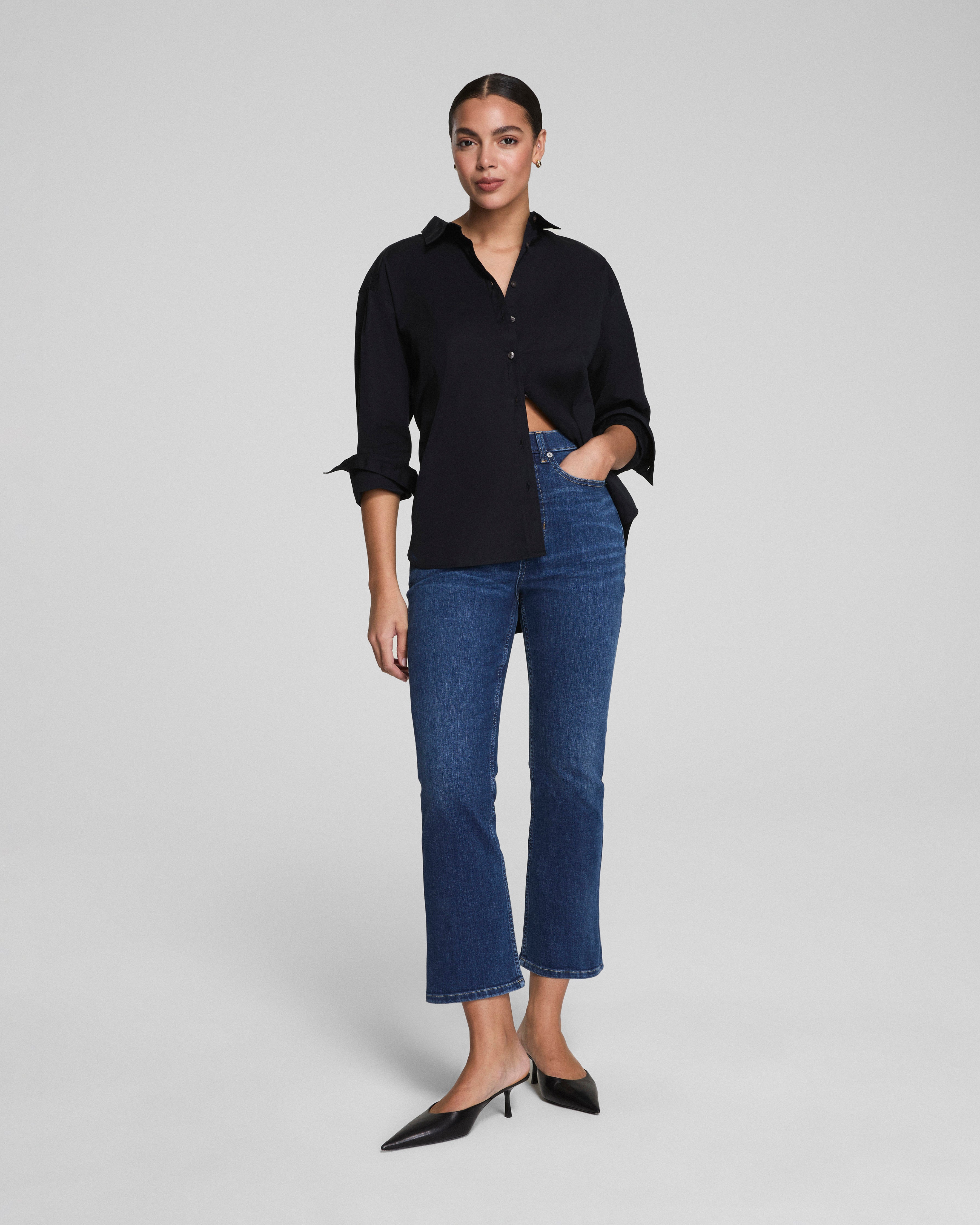 SPANXsculpt™ ReDefine Kick Flare Jeans  Medium Indigo