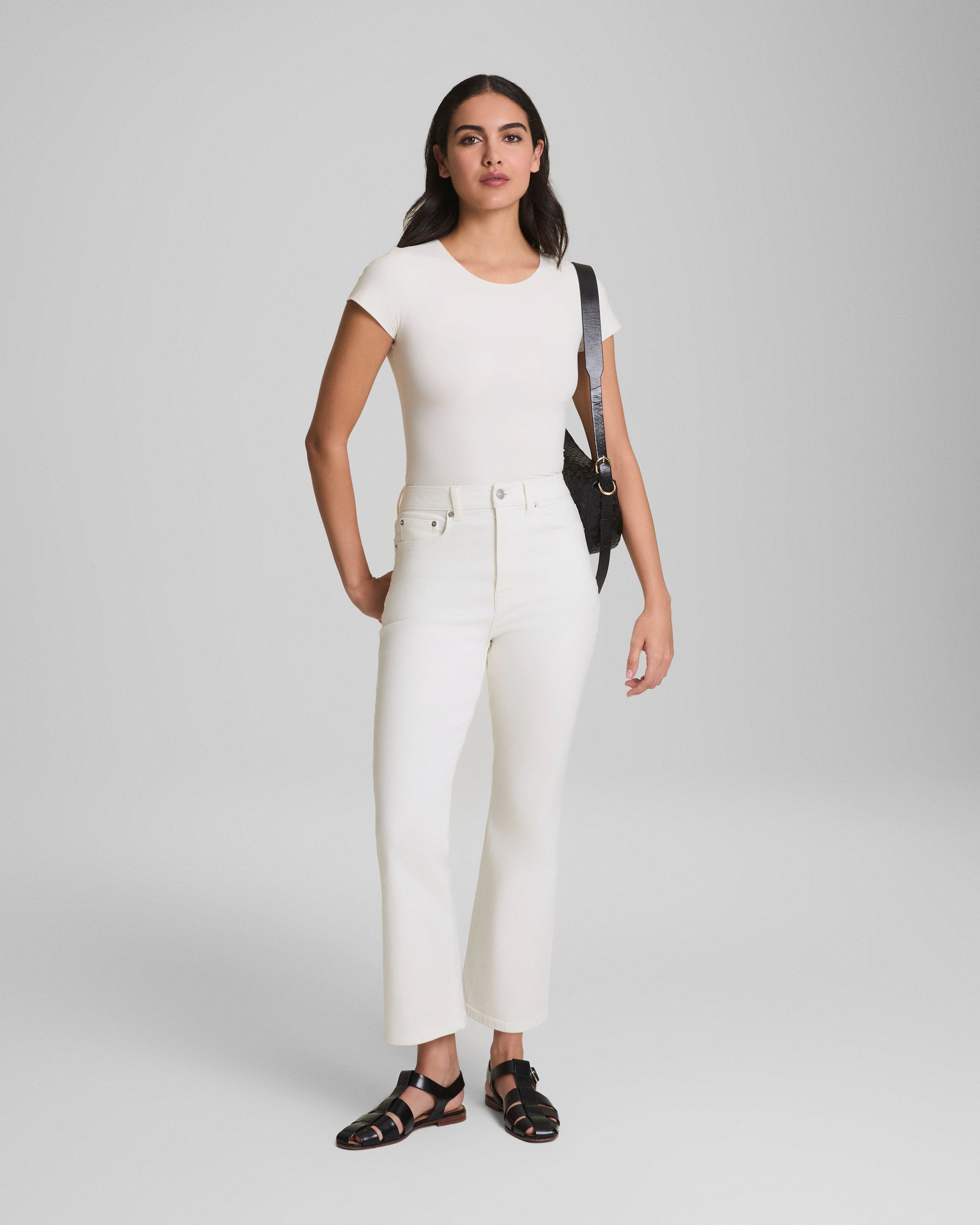 SPANXsculpt™ ReDefine Kick Flare Jeans  Linen