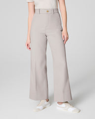 SPANXsupersmooth™ Stretch Twill Cropped Wide Leg Pant  Bone