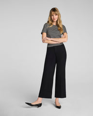 SPANXsupersmooth™ Stretch Twill Cropped Wide Leg Pant