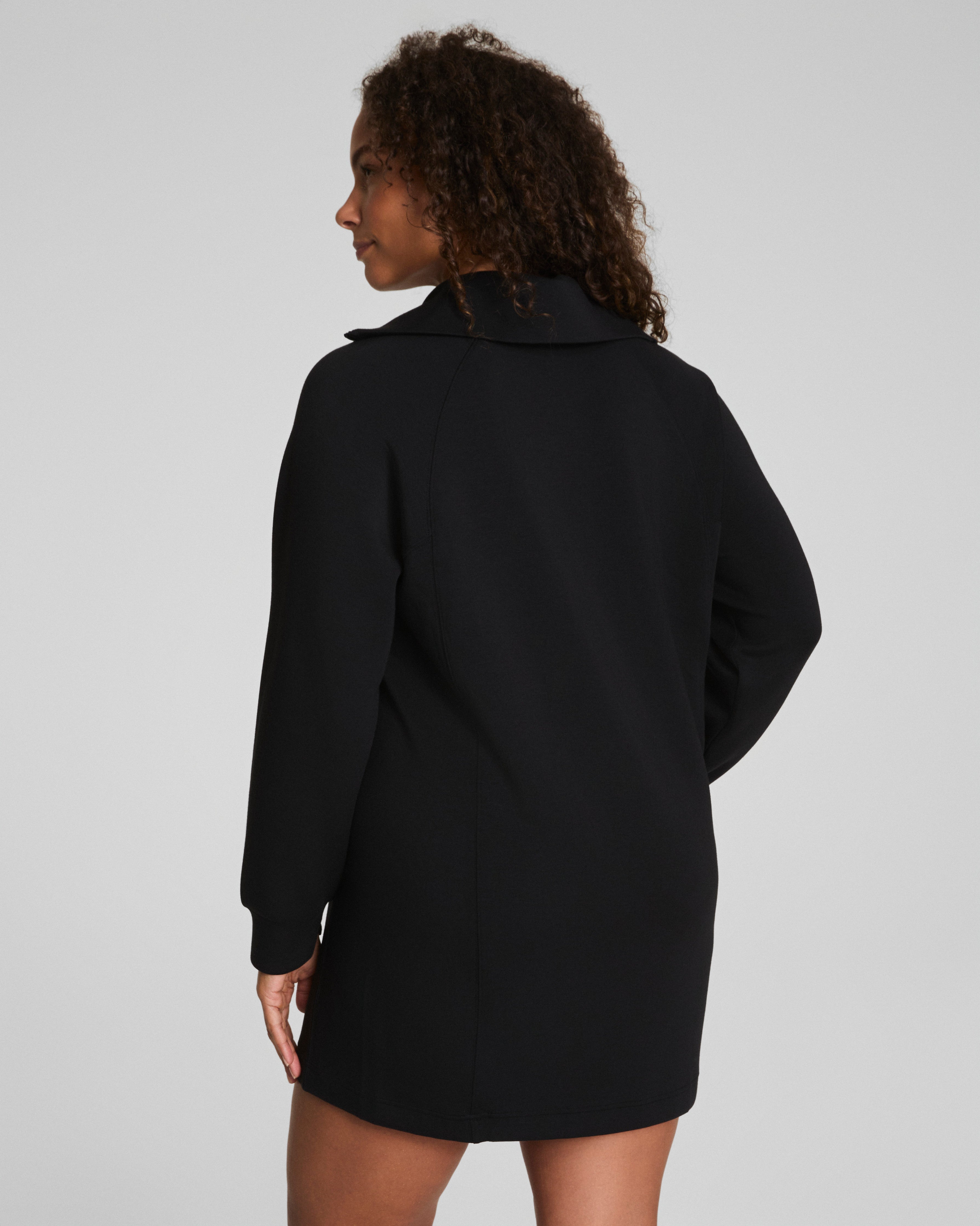 SPANX AirEssentials® Half Zip Dress | Very Black