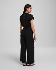 SPANX AirEssentials® Cap Sleeve Cinched Jumpsuit  Very Black