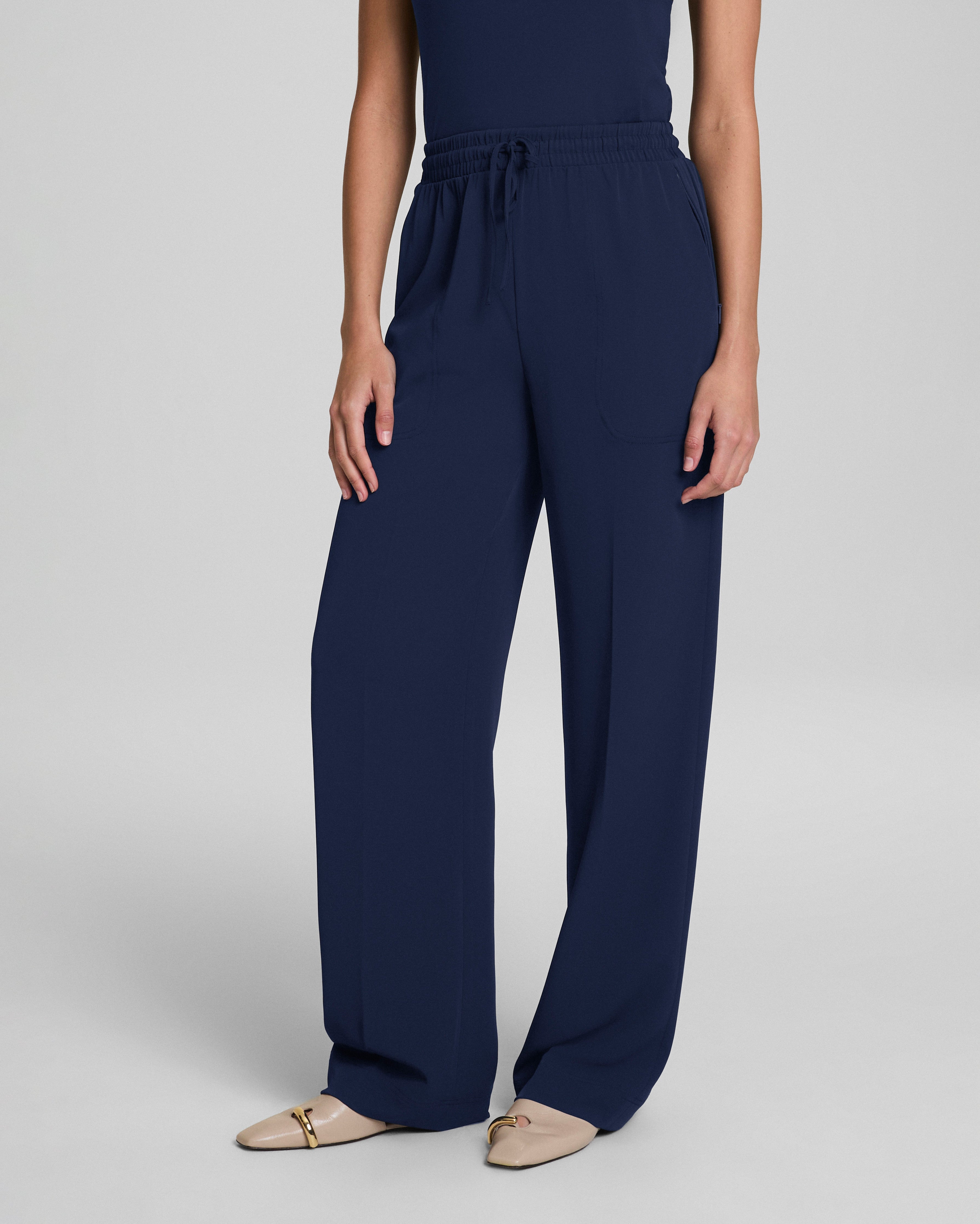SPANX® CarryOn Wide Leg Pant  Timeless Navy