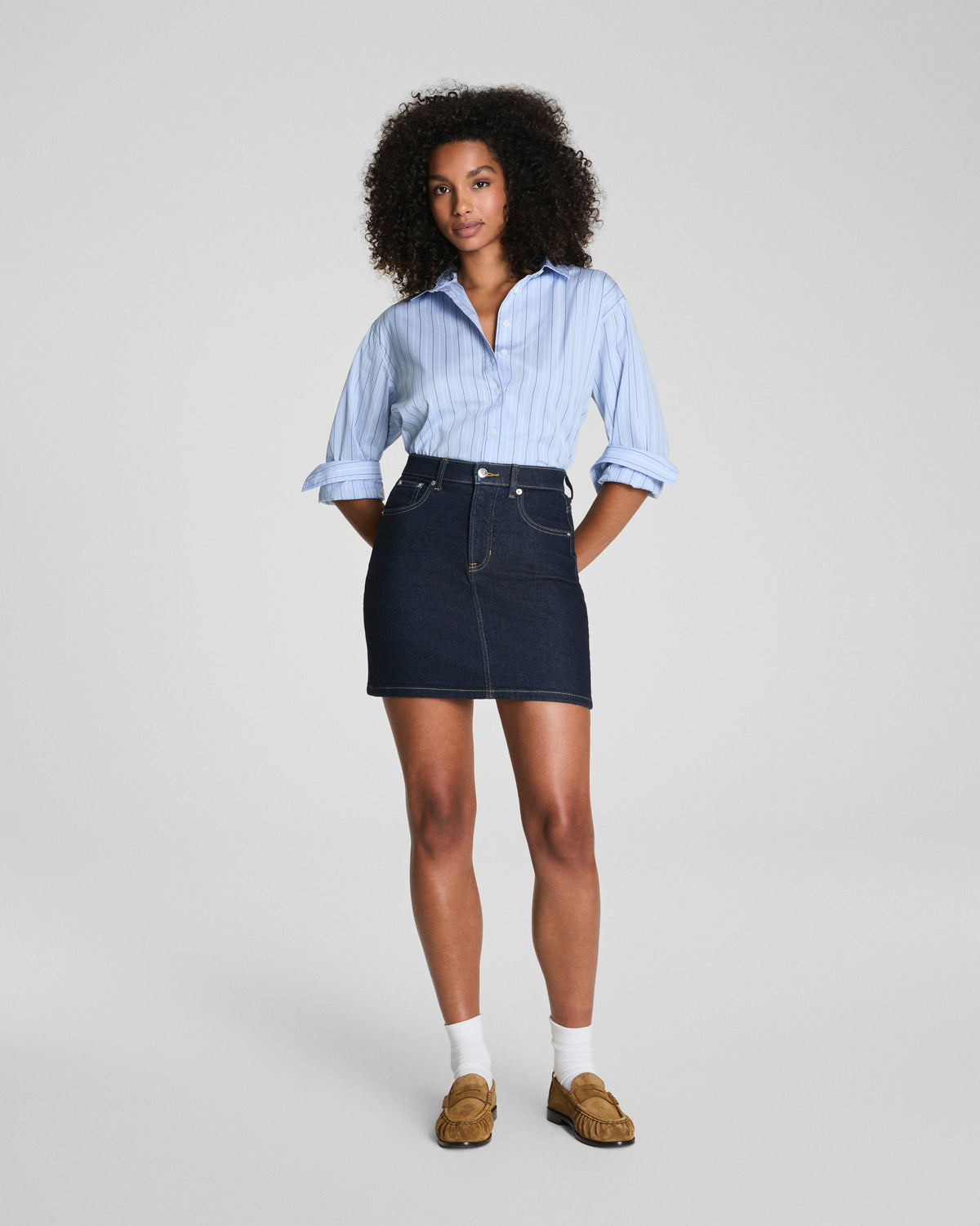 SPANXshape™ Authentic 360 Denim Mini Skirt  Marina