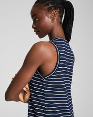 SPANX® AirEssentials Stripe Maxi Tank Dress  Timeless Navy Stripe