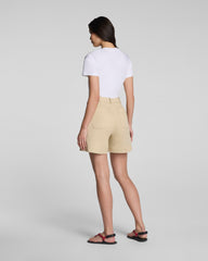 SPANXsupersmooth™ Stretch Twill Short, 7" | Sandbar