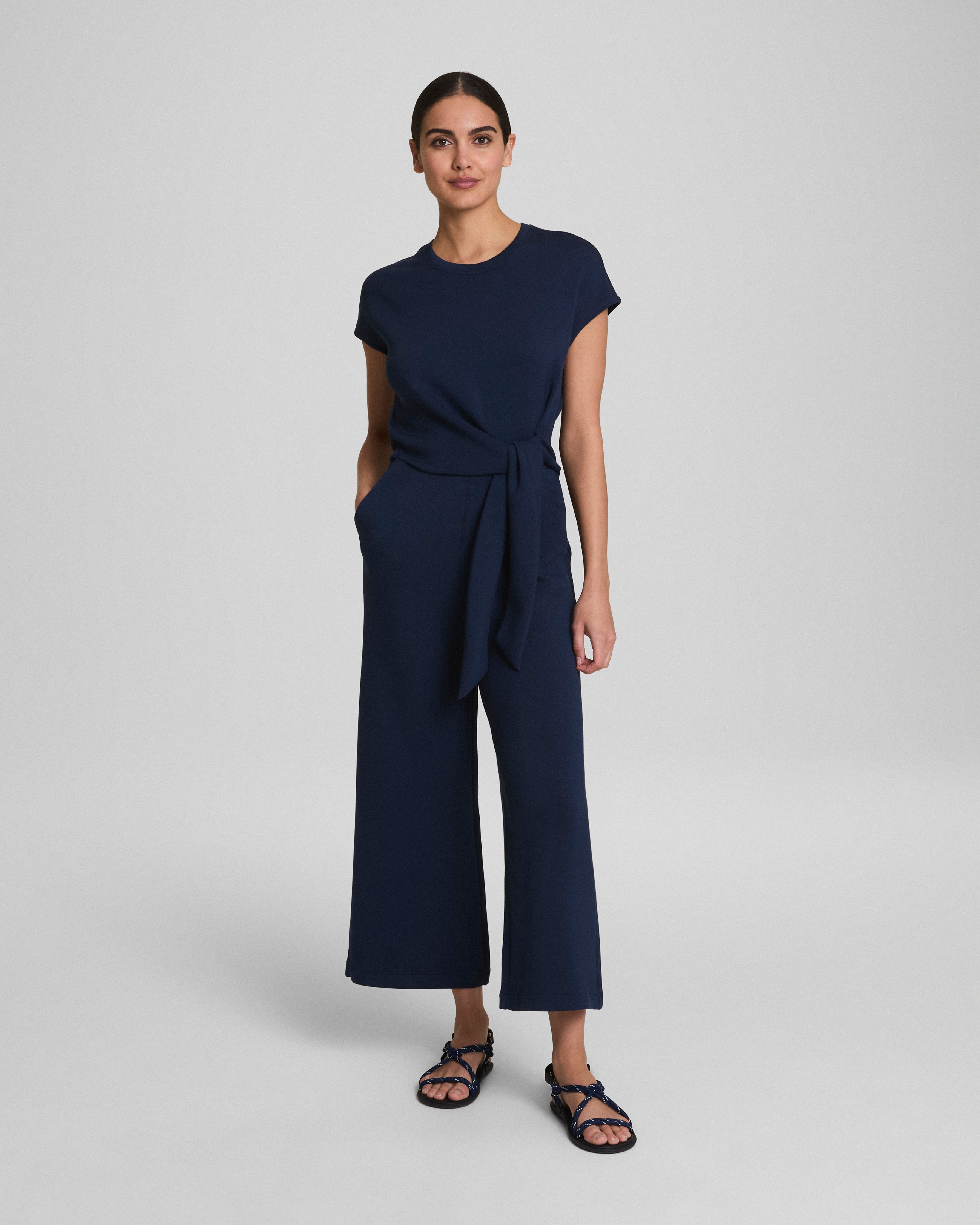 SPANX® AirEssentials Tie Waist Jumpsuit
