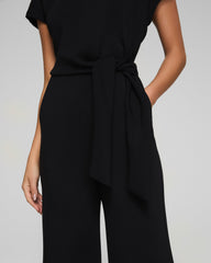 SPANX® AirEssentials Tie Waist Jumpsuit | Very Black