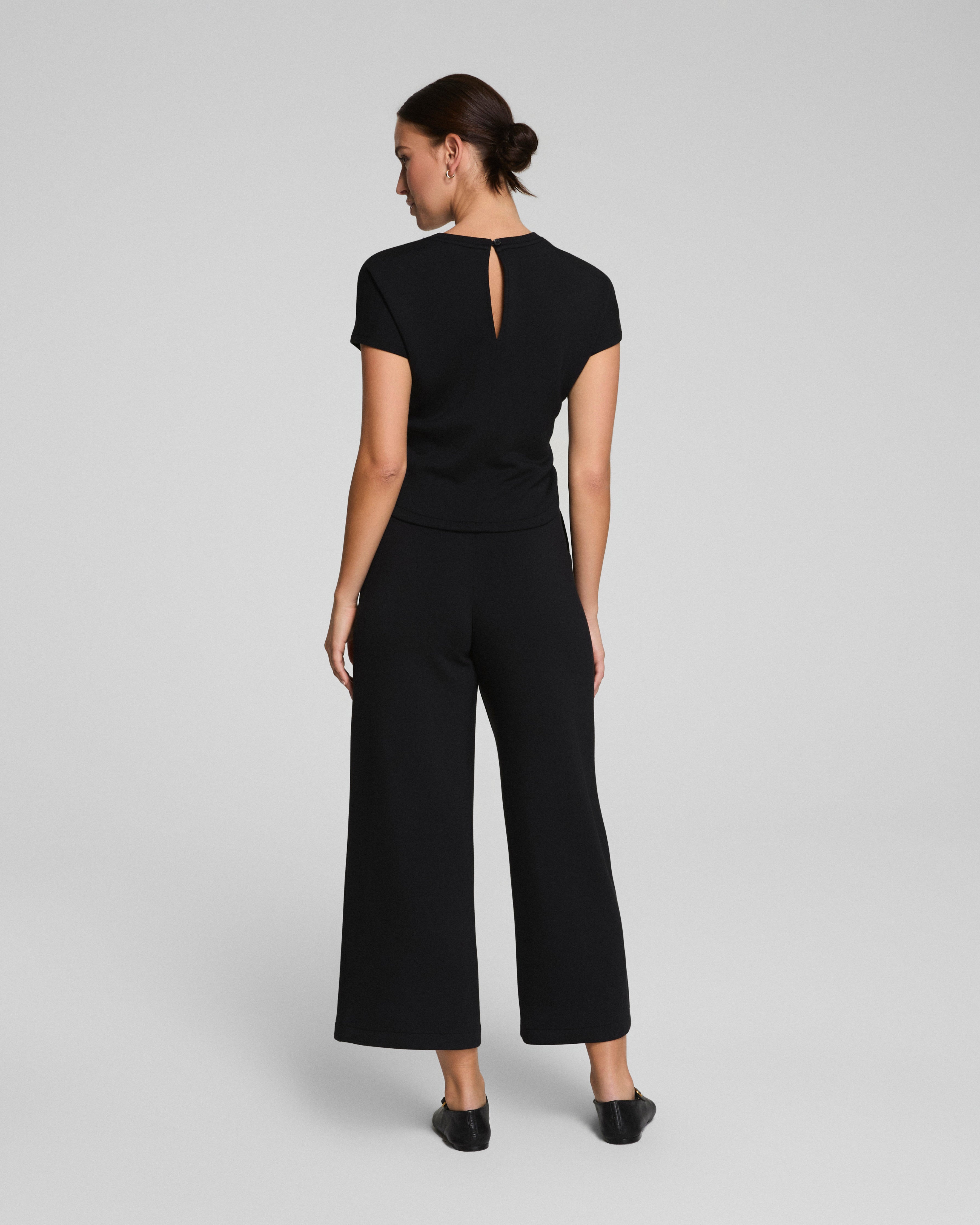 SPANX® AirEssentials Tie Waist Jumpsuit | Very Black