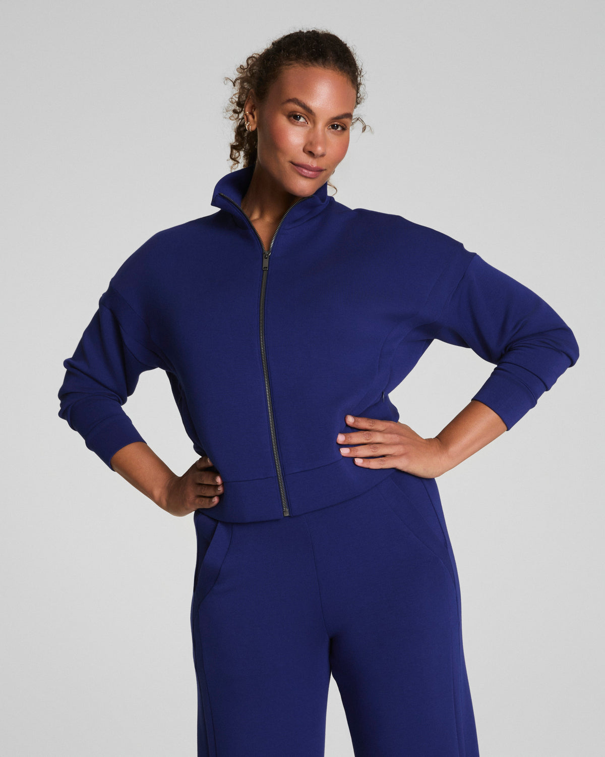 SPANX AirEssentials® Track Jacket  Midnight Iris