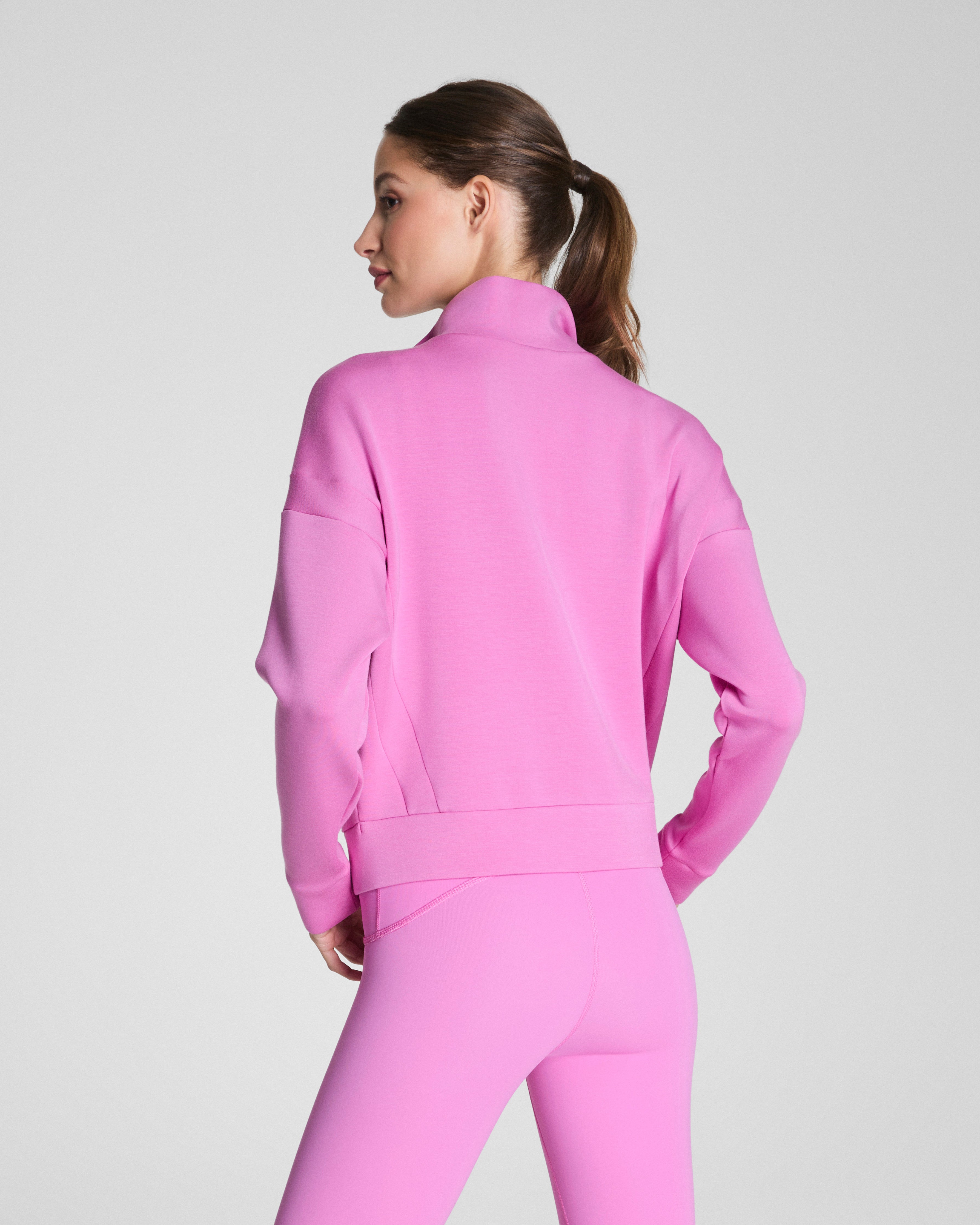SPANX AirEssentials® Track Jacket  Pink Geranium