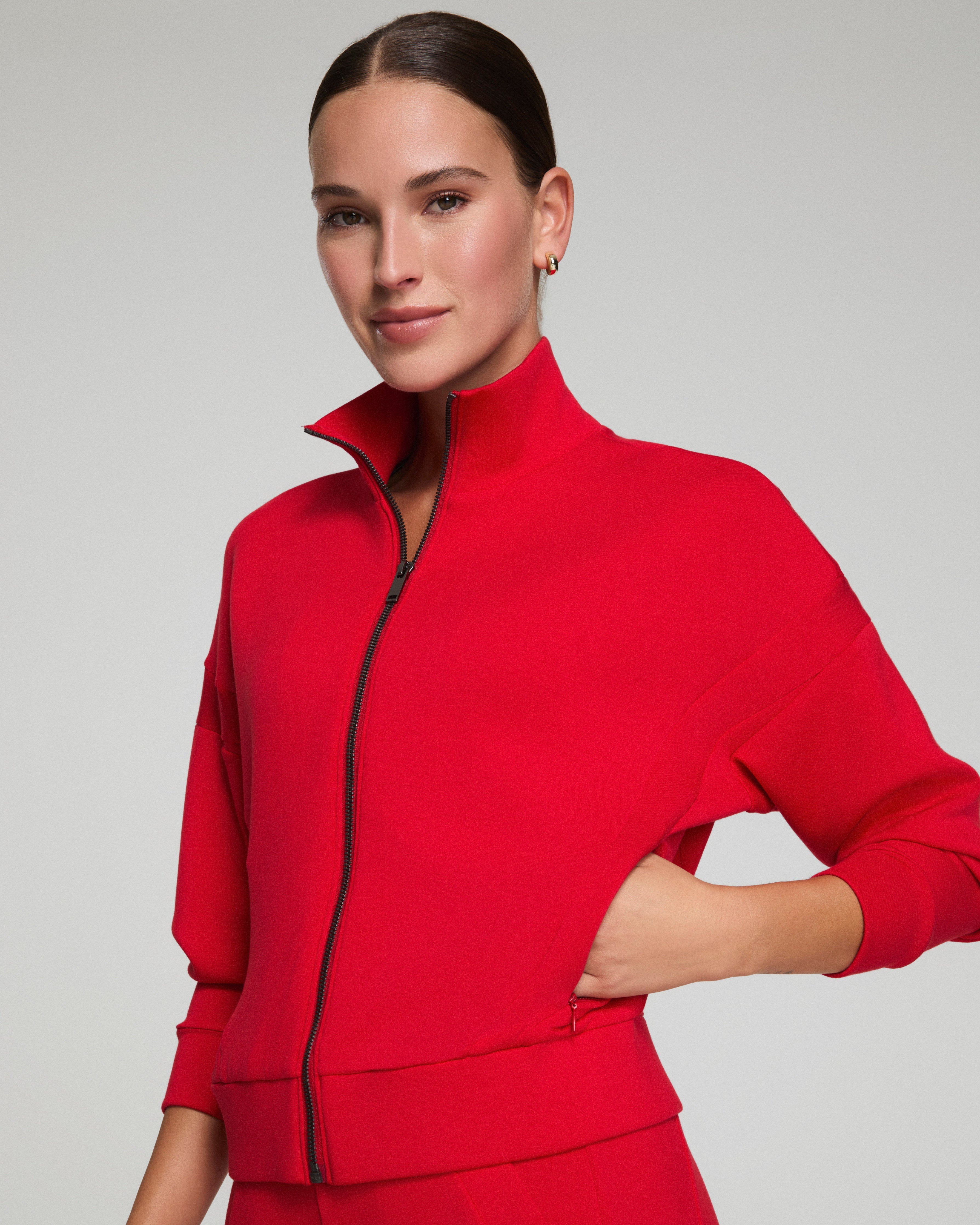 SPANX AirEssentials® Track Jacket  SPANX® Red