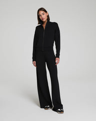 SPANX AirEssentials® Wide Leg Track Pant | Very Black