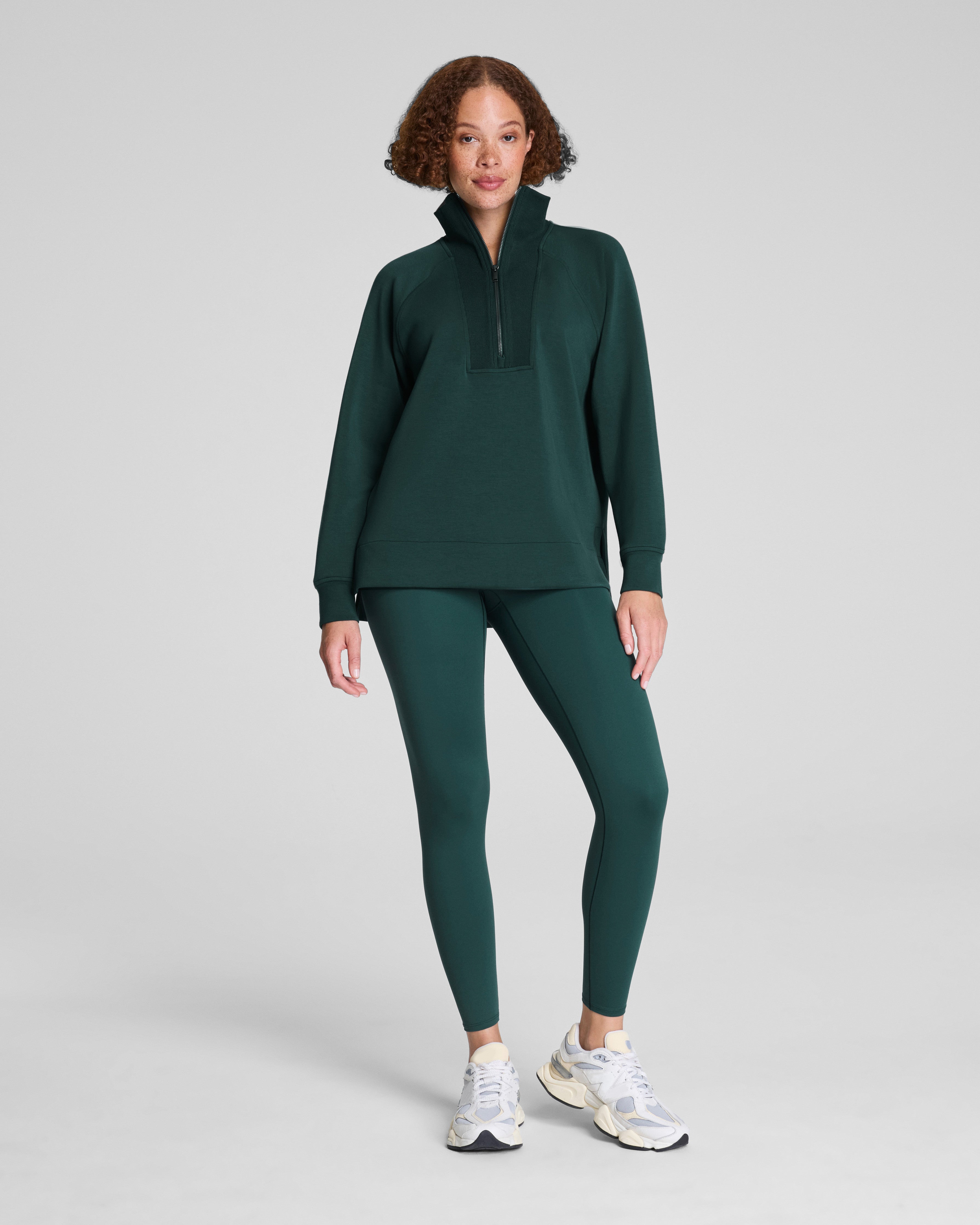 SPANX AirEssentials® Brushed Half Zip Tunic  Meridian