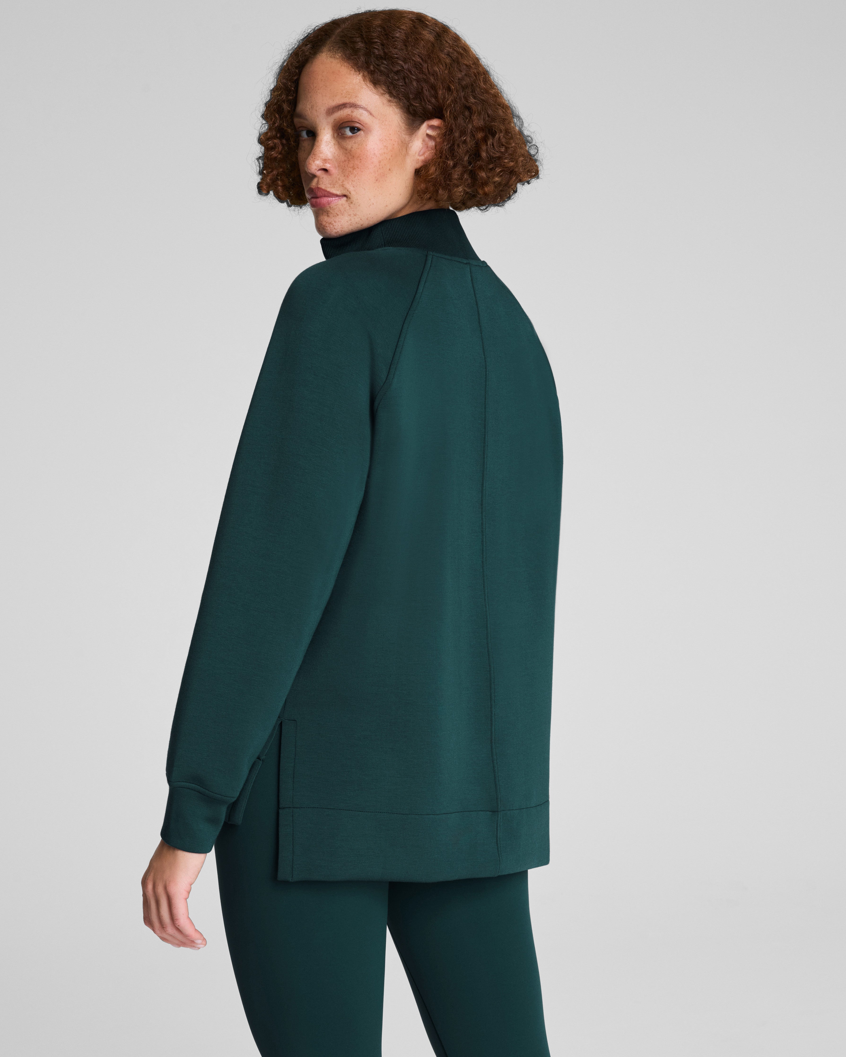 SPANX AirEssentials® Brushed Half Zip Tunic  Meridian
