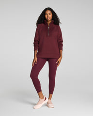 SPANX AirEssentials® Brushed Half Zip Tunic  Cassis Heather
