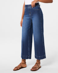 SPANXshape™ Original EveryWear Cropped Wide Leg Jeans  Authentic Blue