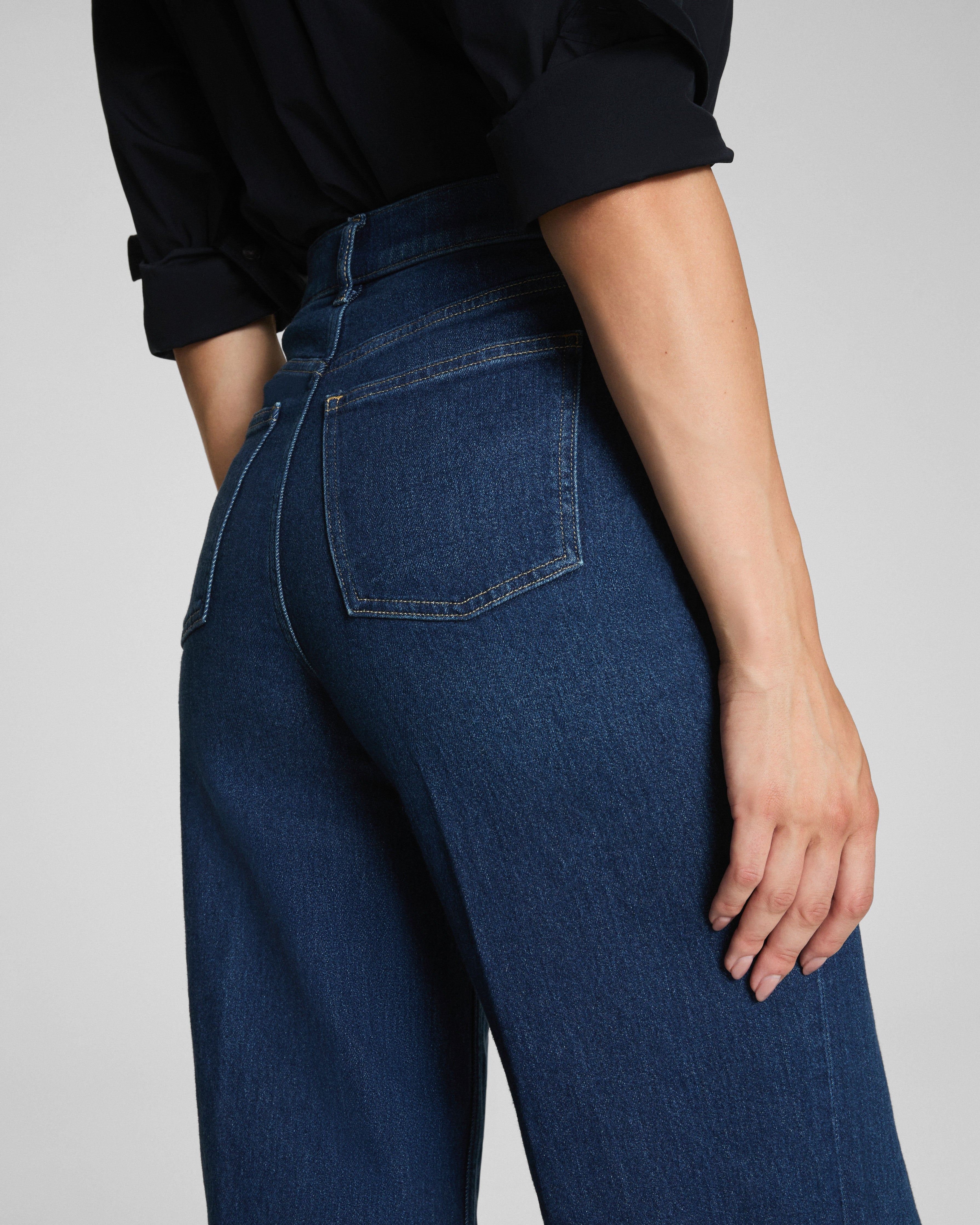 SPANXshape™ Authentic 360 Wide Leg Jeans | Adriatic Blue