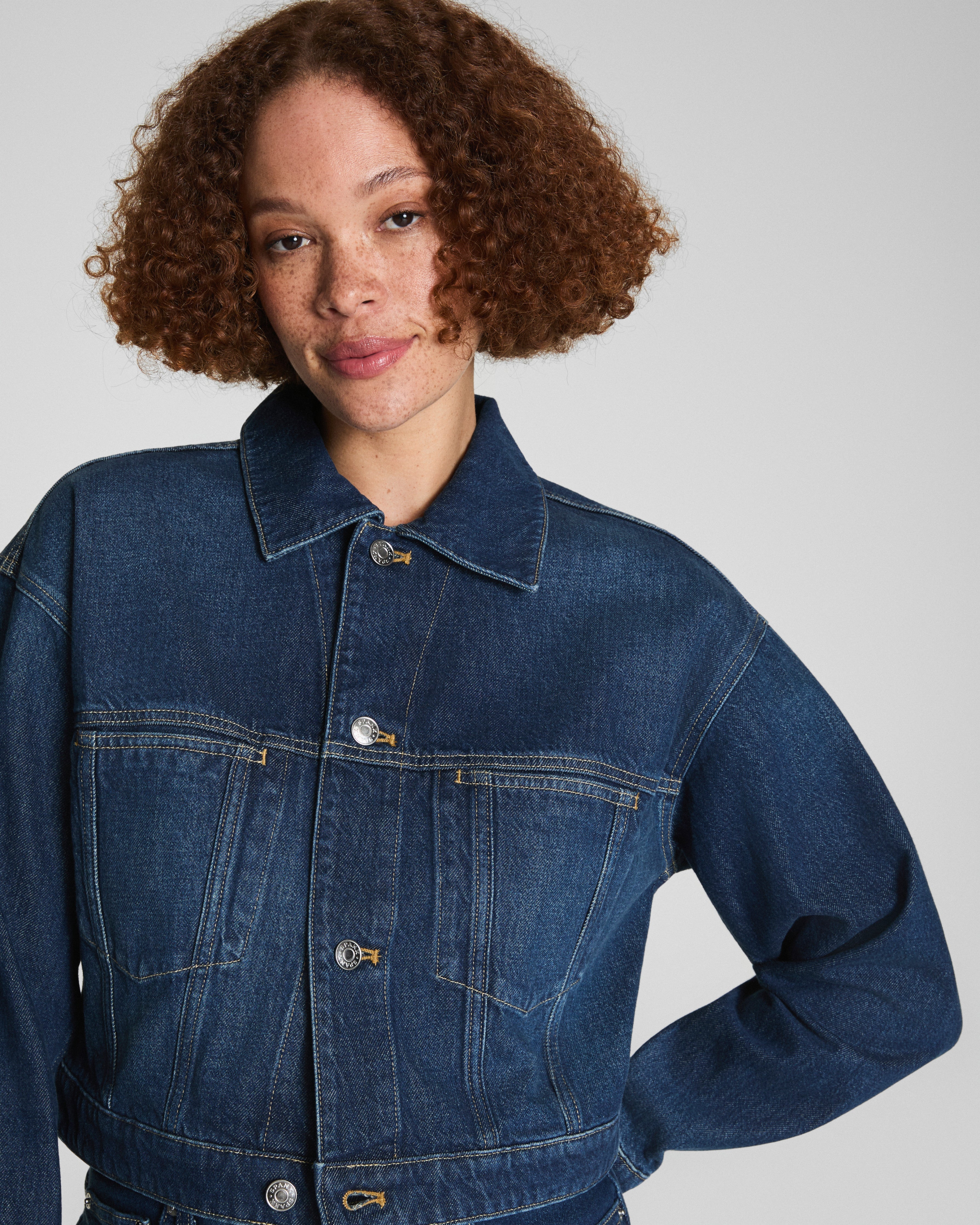 SPANX® Denim Jacket  Adriatic Blue