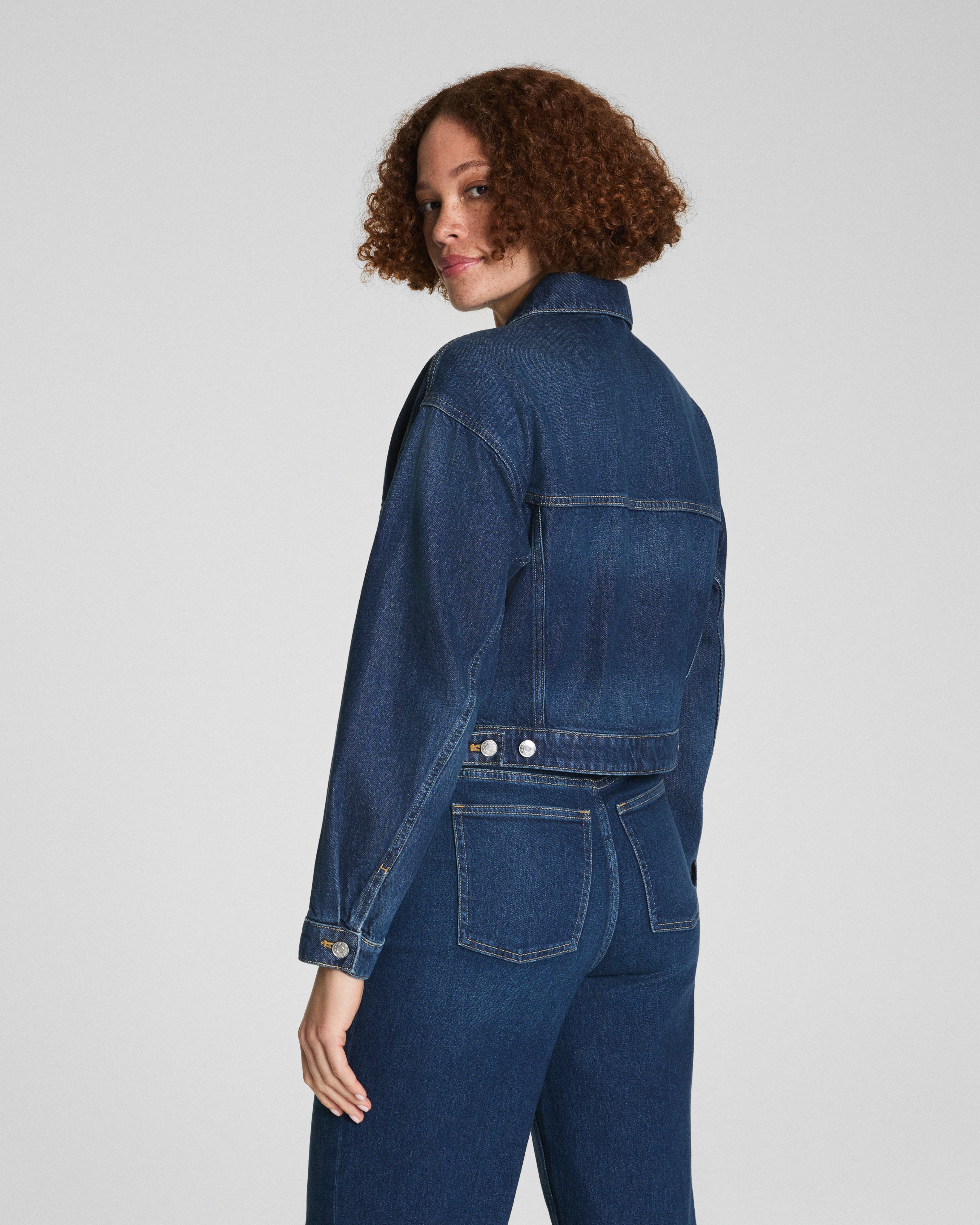SPANX® Denim Jacket  Adriatic Blue