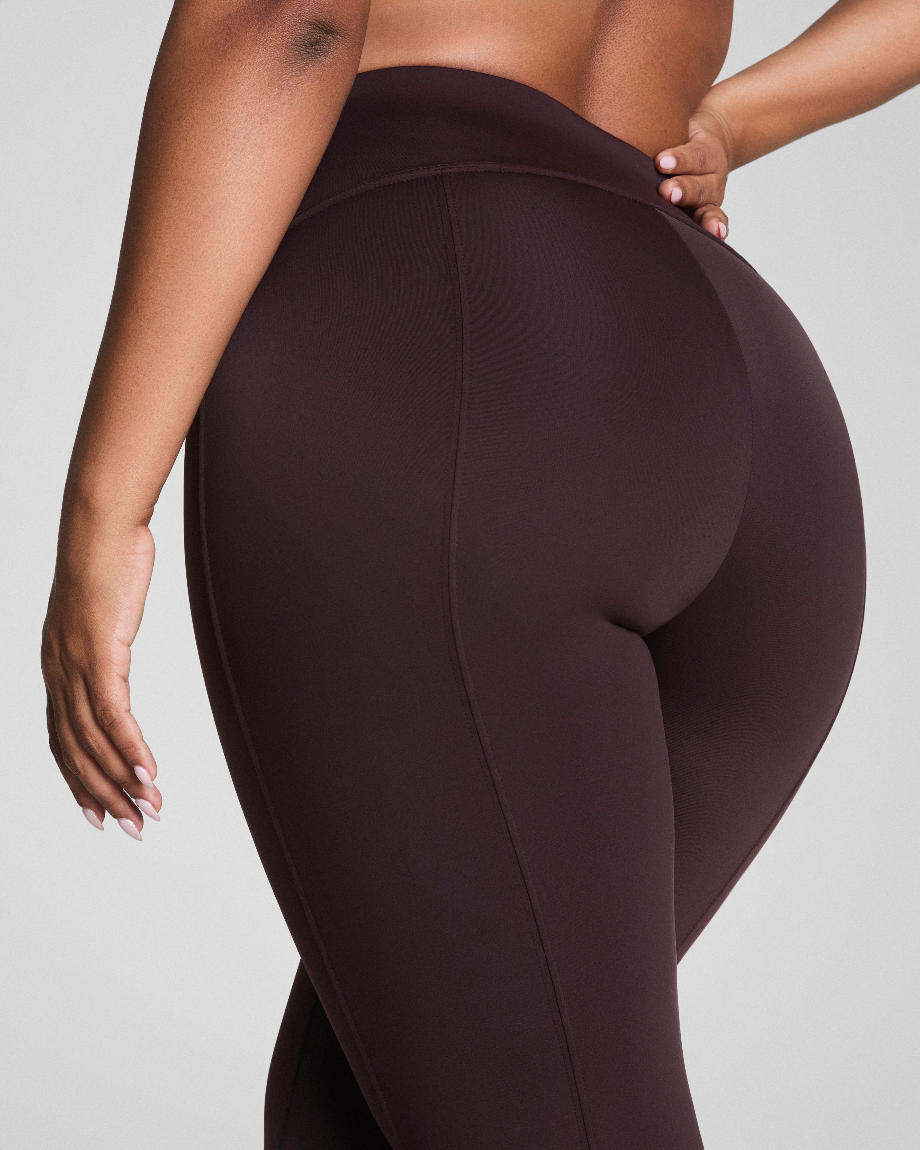 SPANXshape™ Scuba Micro Flare Legging  Truffle Brown