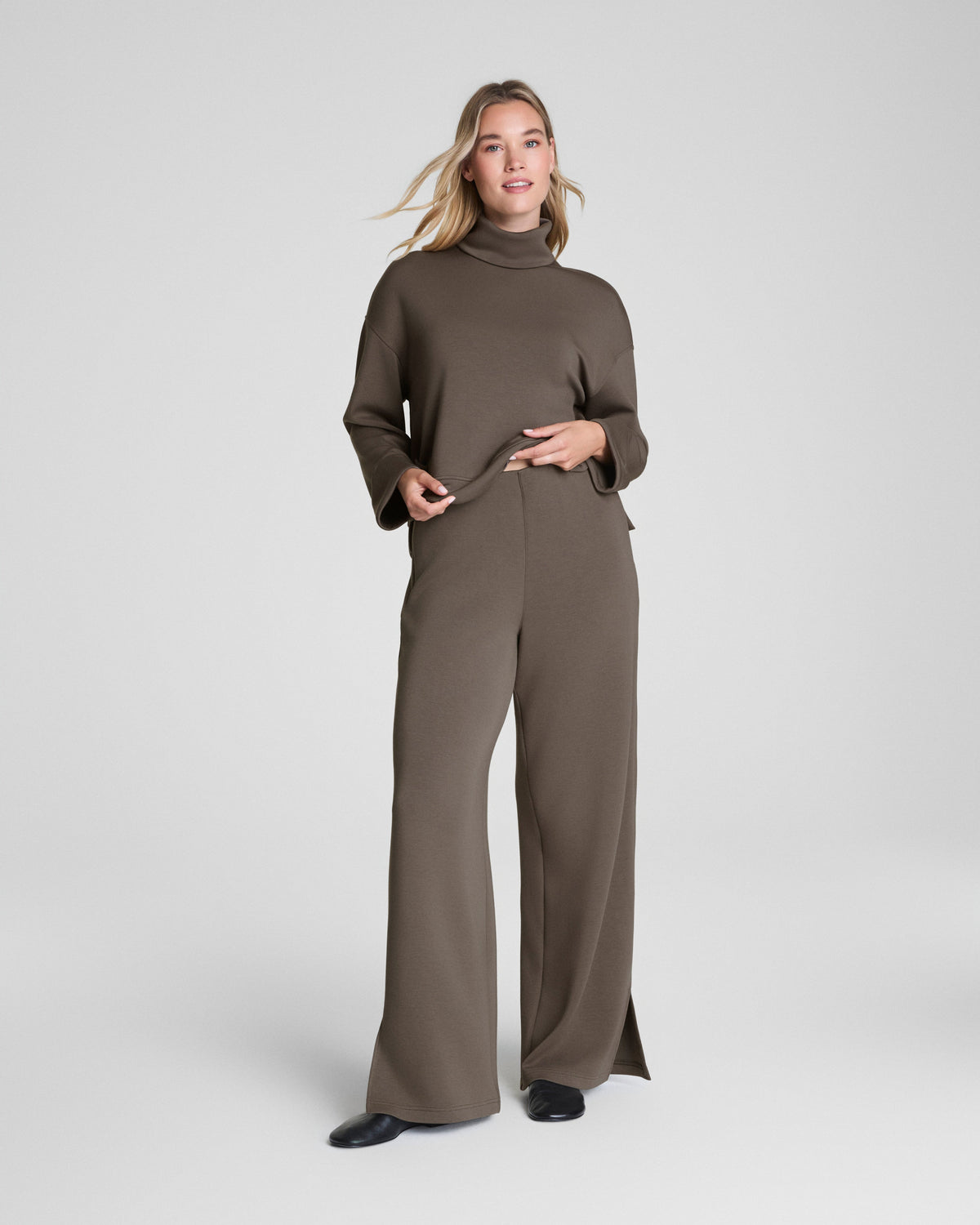 SPANX AirEssentials® Zero Waistband Wide Leg Pant  Mineral