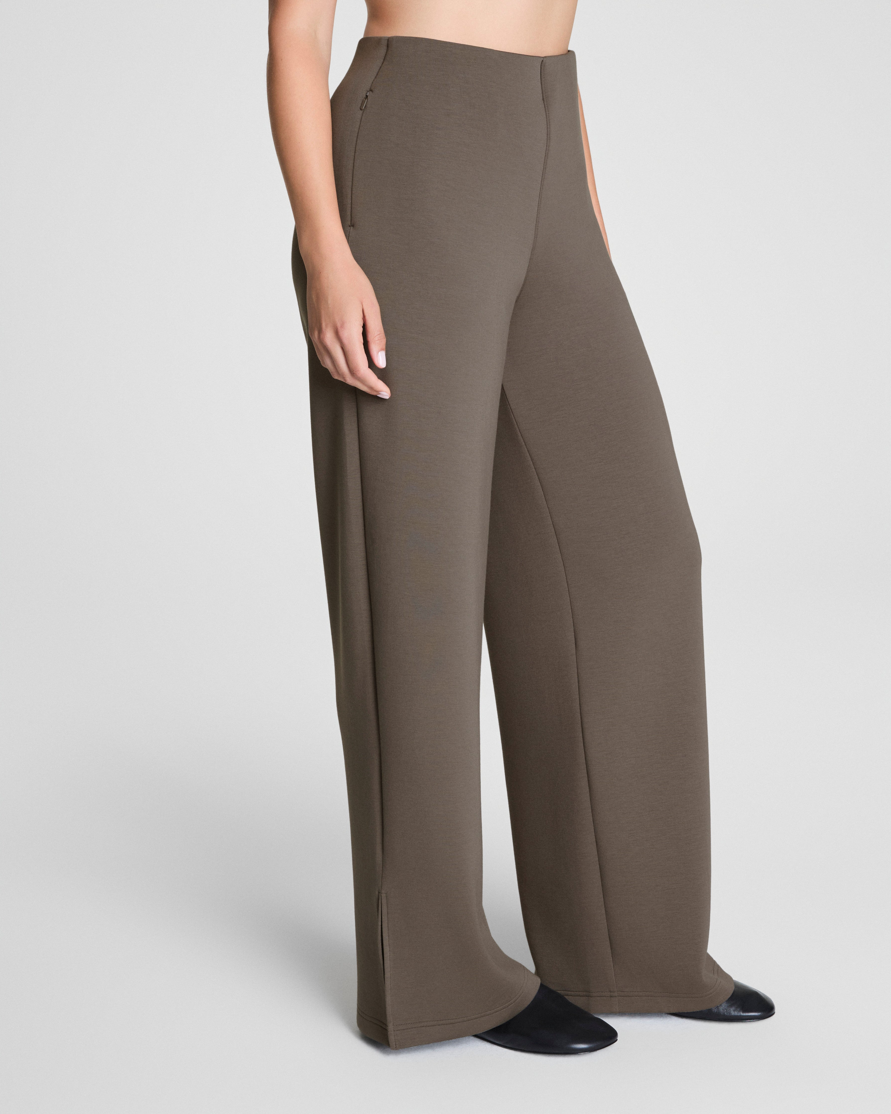 SPANX AirEssentials® Zero Waistband Wide Leg Pant  Mineral