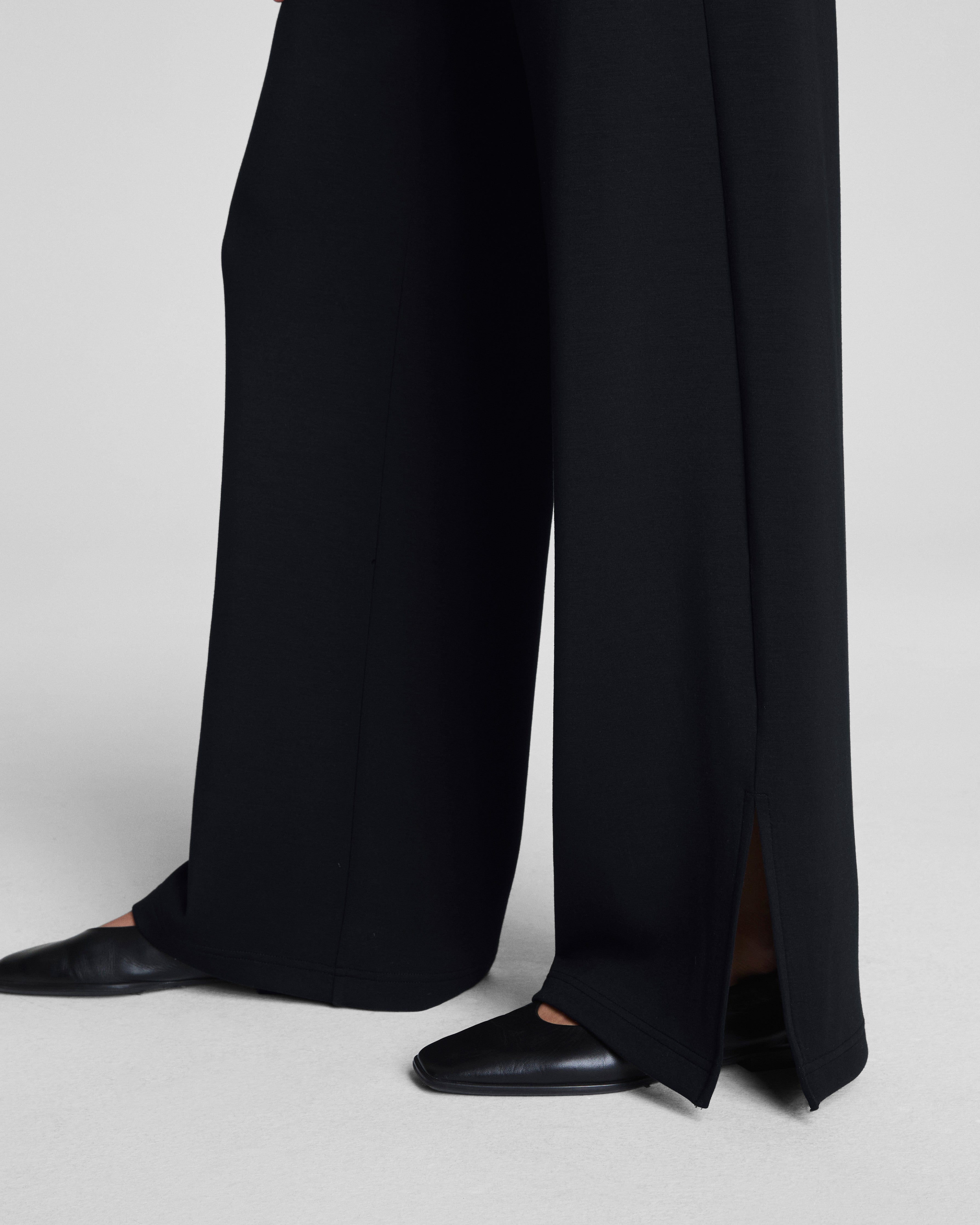 SPANX AirEssentials® Zero Waistband Wide Leg Pant | Very Black