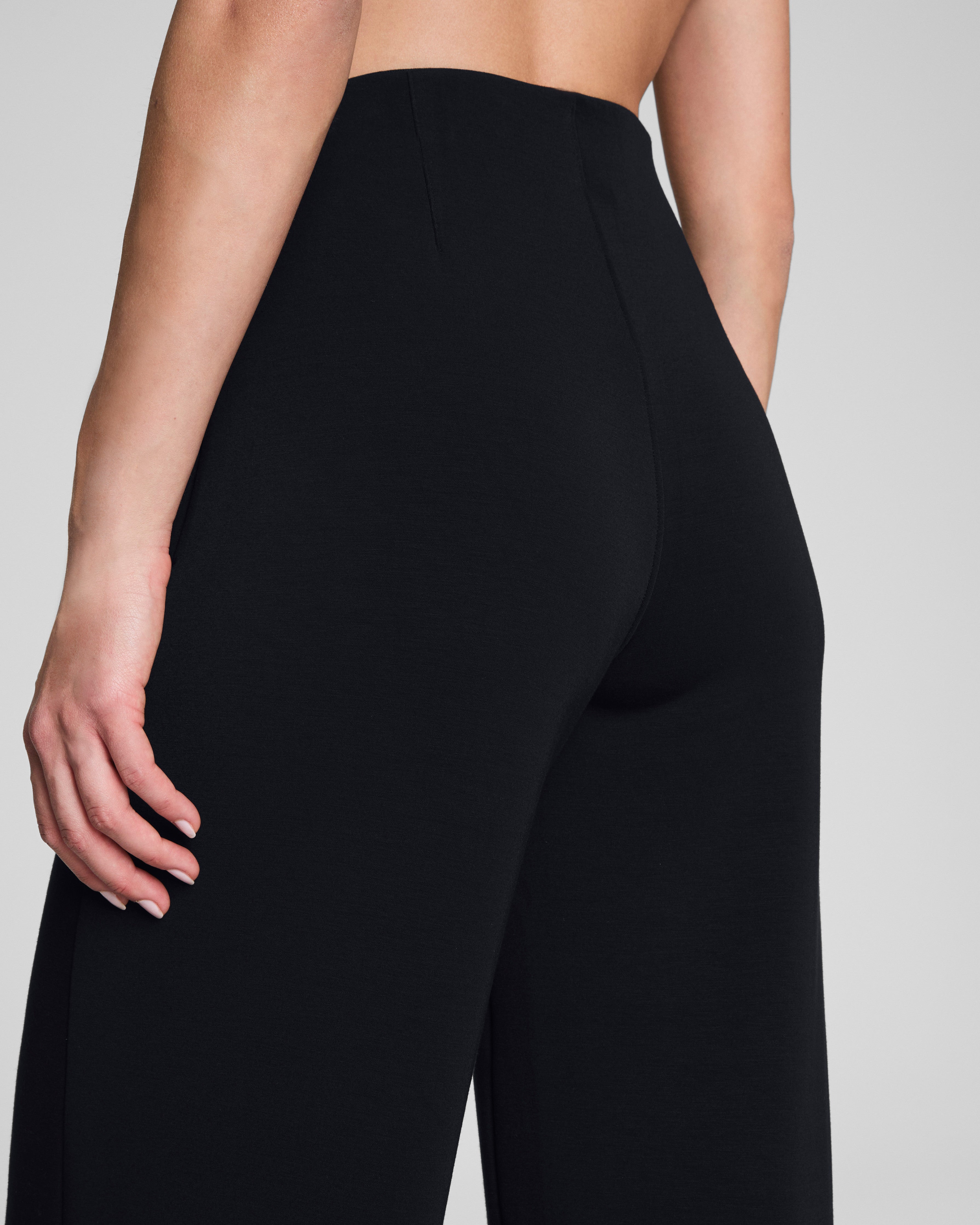 SPANX AirEssentials® Zero Waistband Wide Leg Pant | Very Black