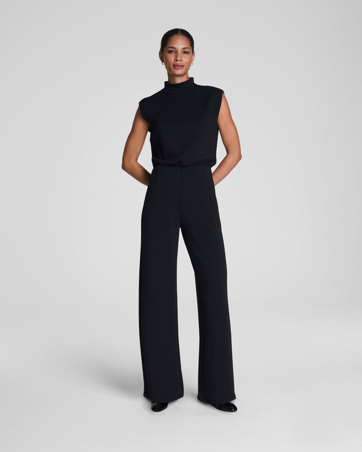 SPANX AirEssentials® Mockneck Jumpsuit  Very Black