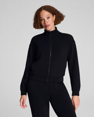 SPANX AirEssentials® Brushed Full Zip Jacket  Very Black