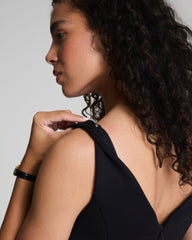 SPANXshape™ Ponte V-Neck Midi Dress  Classic Black