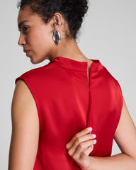 SPANX® Silky Smooth Cowl Neck Sleeveless Top  SPANX® Red