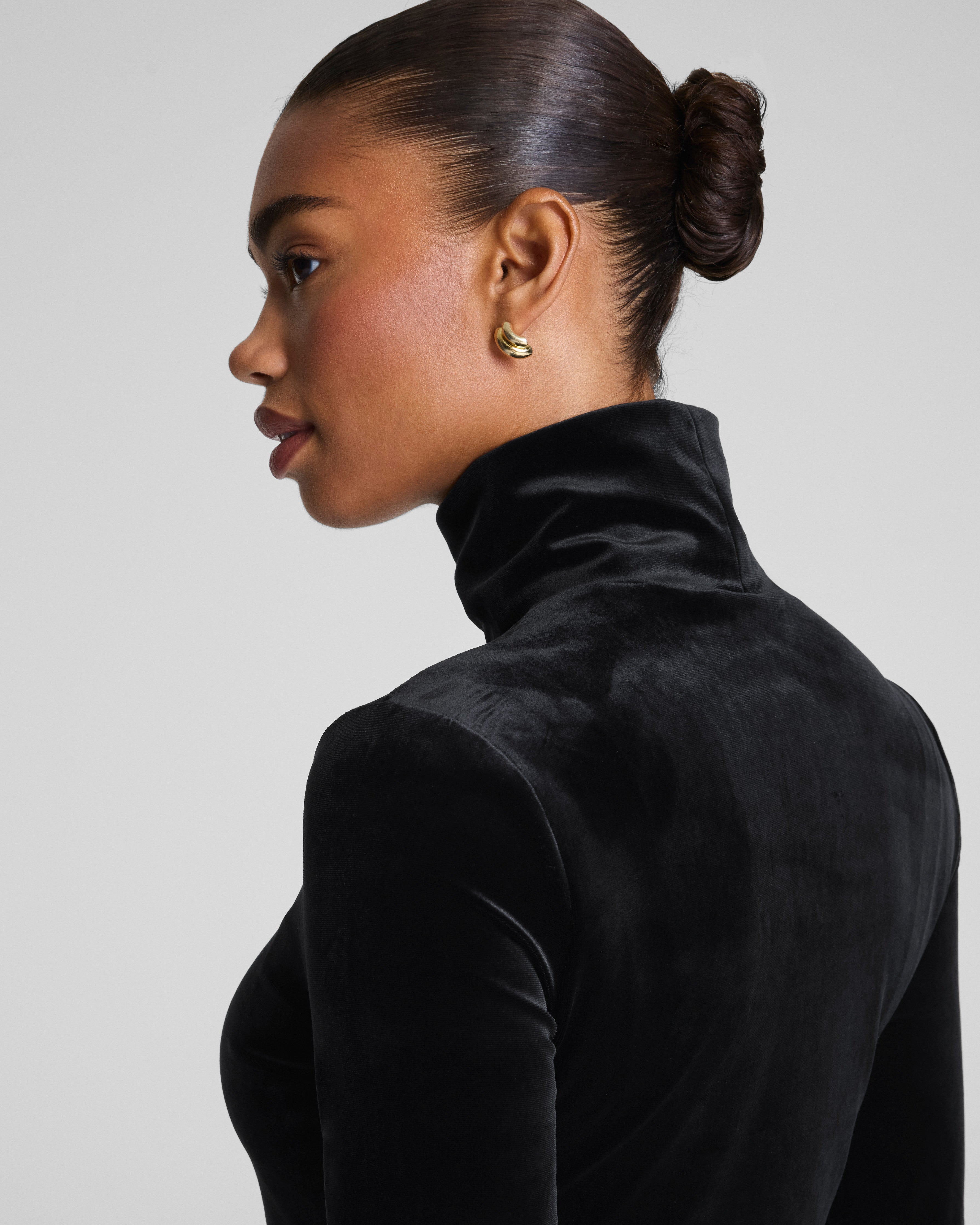 SPANX® Velvet Turtleneck  Classic Black