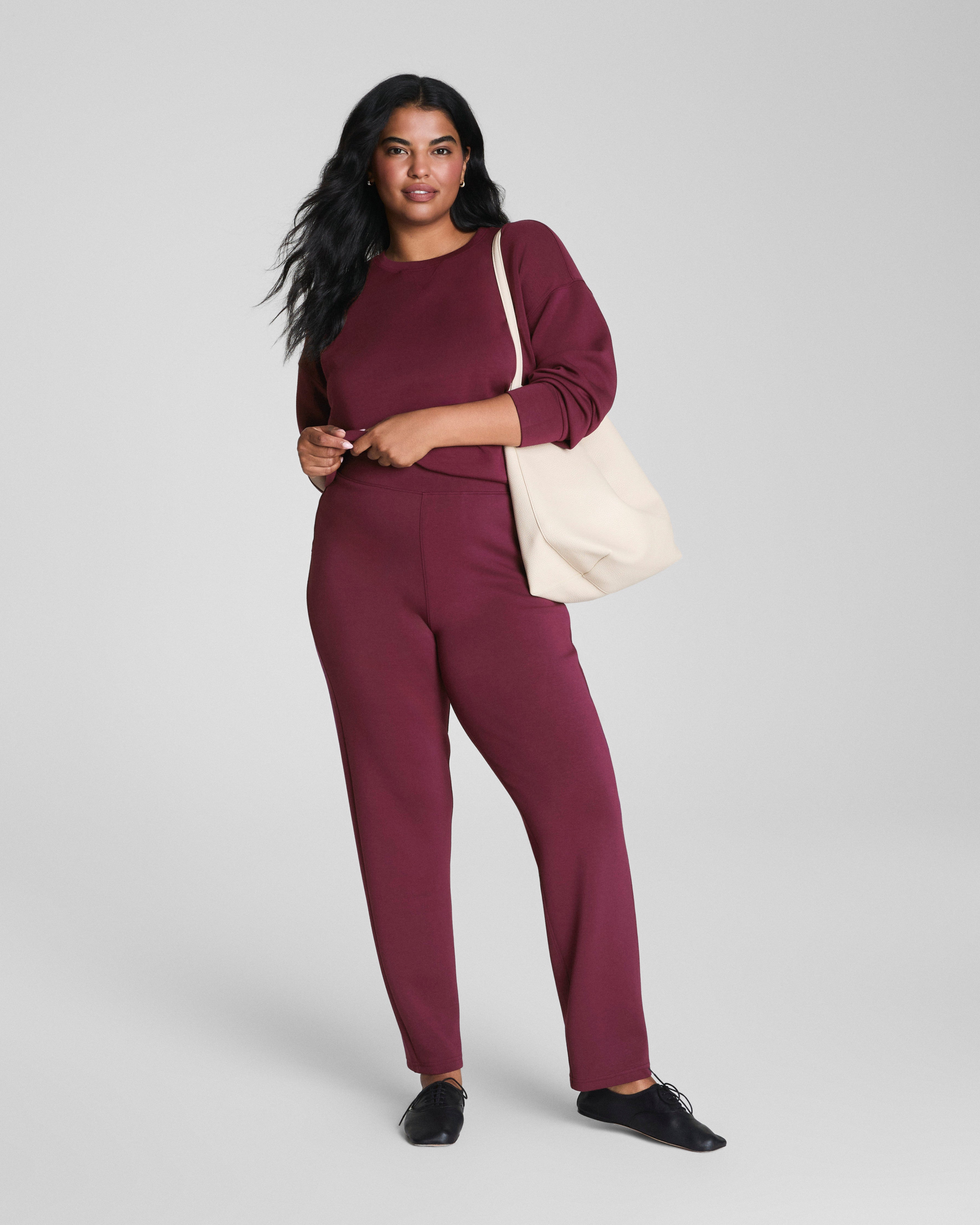 SPANX AirEssentials® Slim Straight Pant  Plum Berry