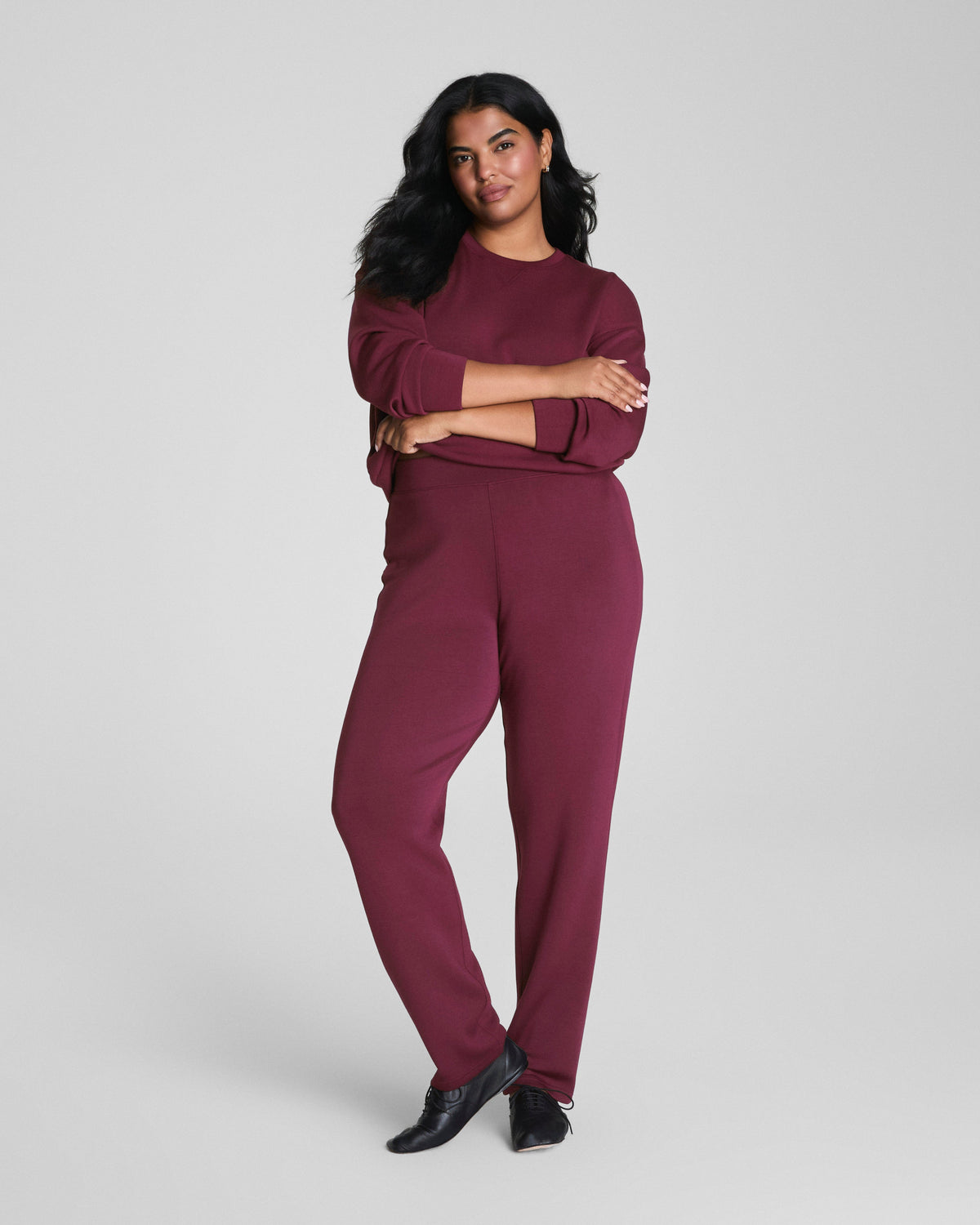 SPANX AirEssentials® Slim Straight Pant  Plum Berry