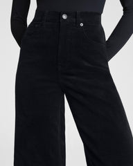 SPANXshape™ Authentic 360 Corduroy Wide Leg | Classic Black