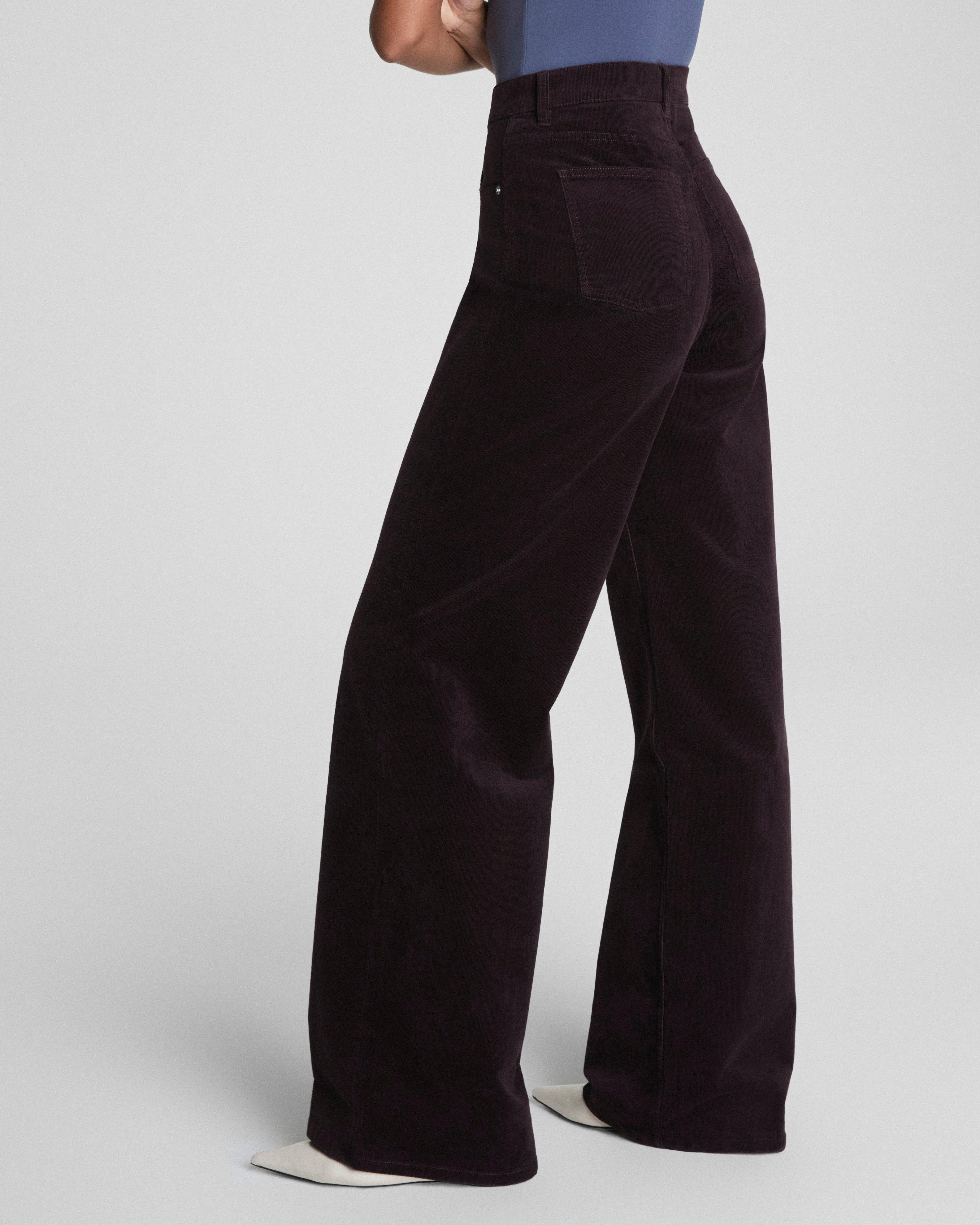 SPANXshape™ Authentic 360 Corduroy Wide Leg | Truffle Brown