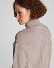 SPANX AirEssentials® Brushed Full Zip Jacket  Birch Heather