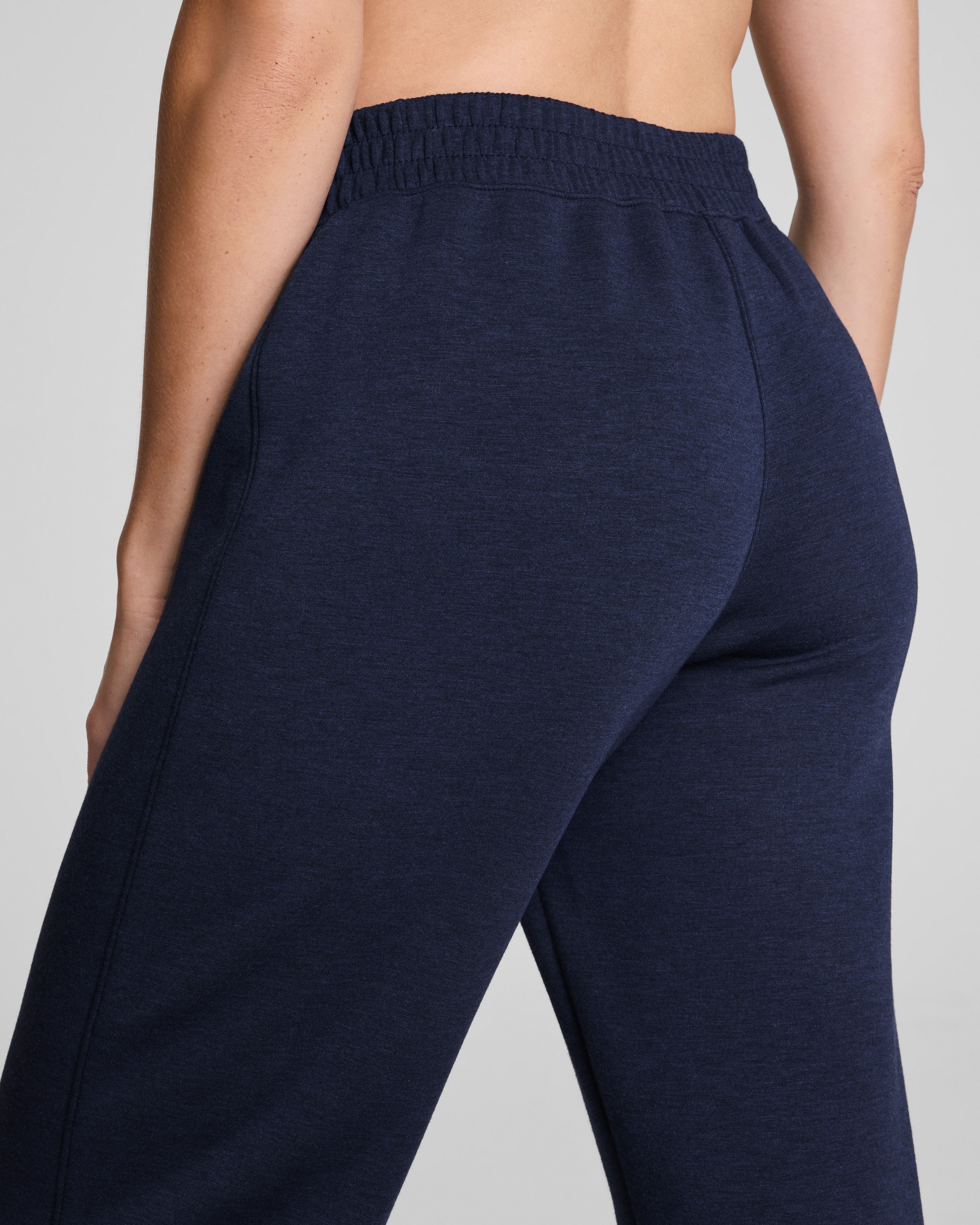 SPANX AirEssentials® Brushed Slim Straight Pant  Timeless Navy Heather