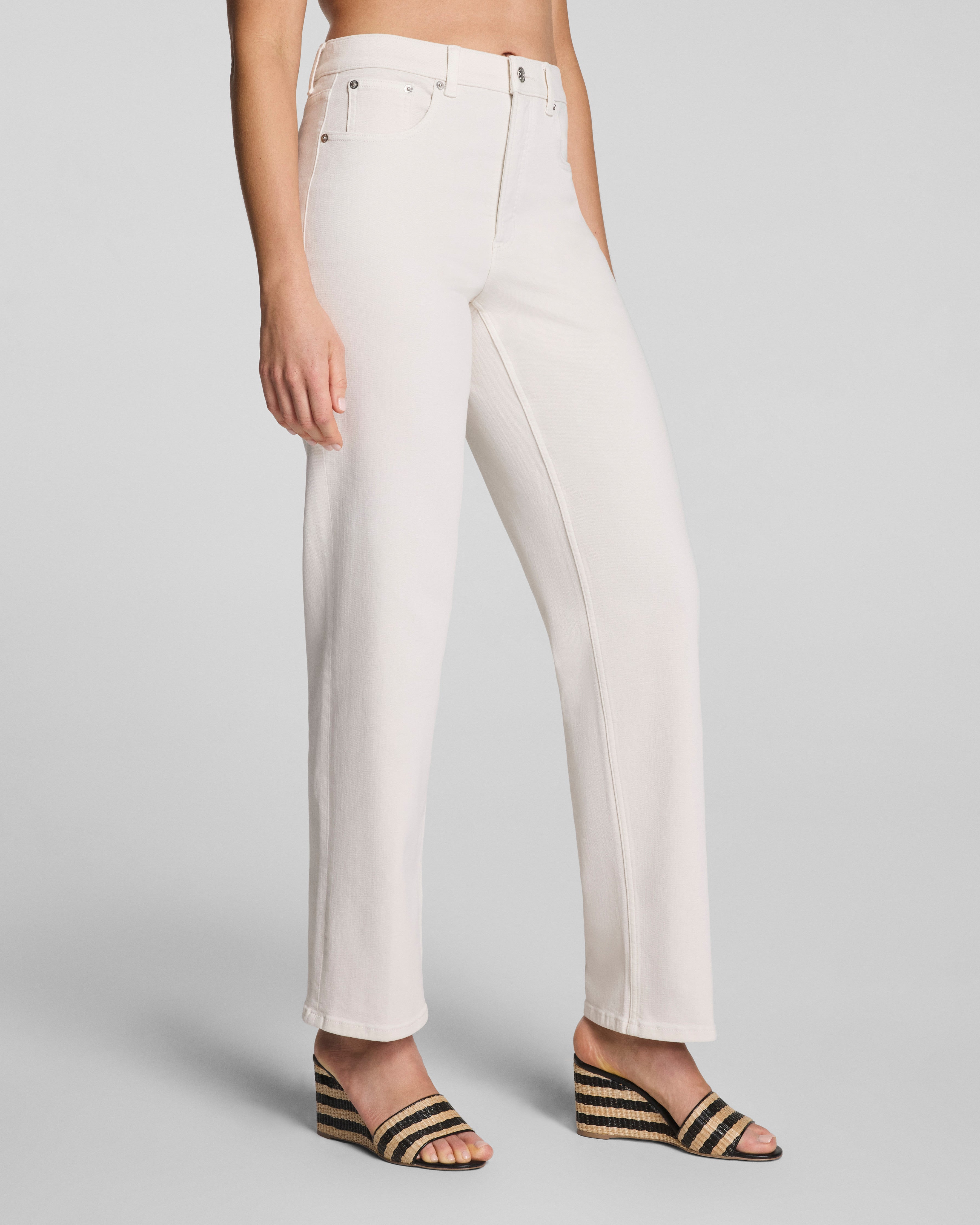 SPANXshape™ Authentic 360 90s Straight Leg Jeans | Alabaster
