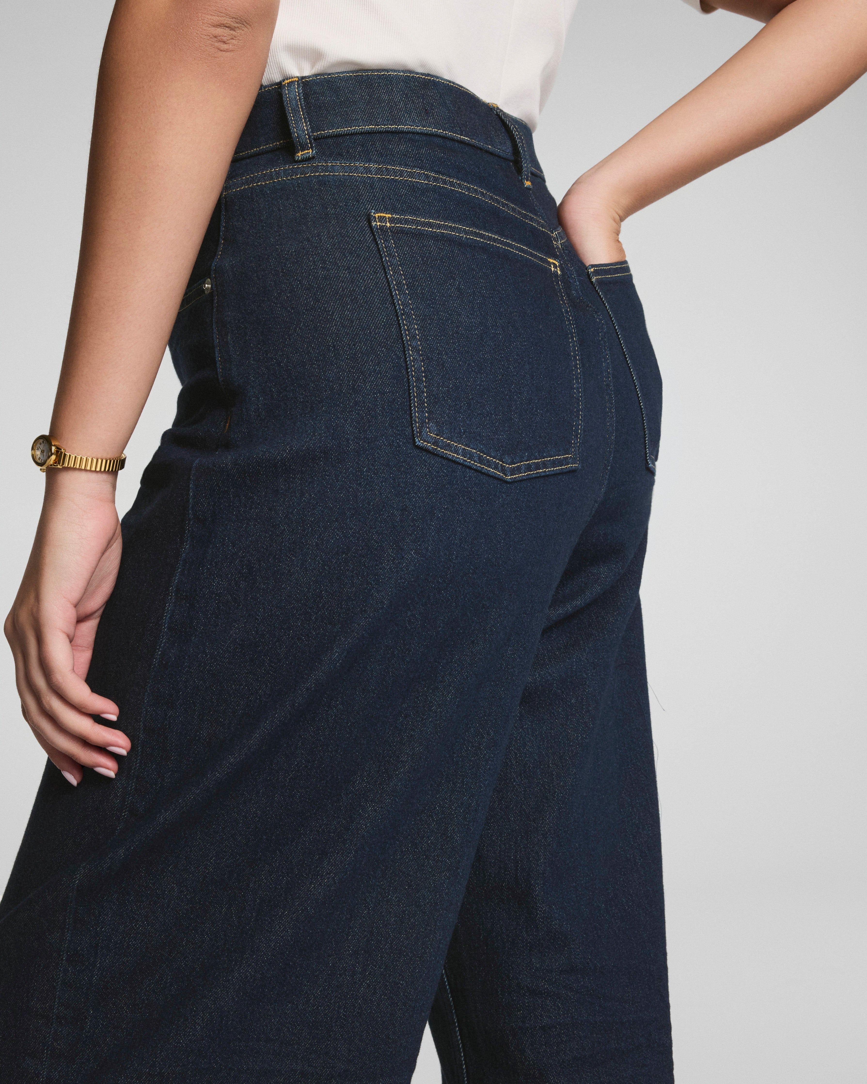 SPANXshape™ Authentic 360 Cuffed Horseshoe Jeans | Marina