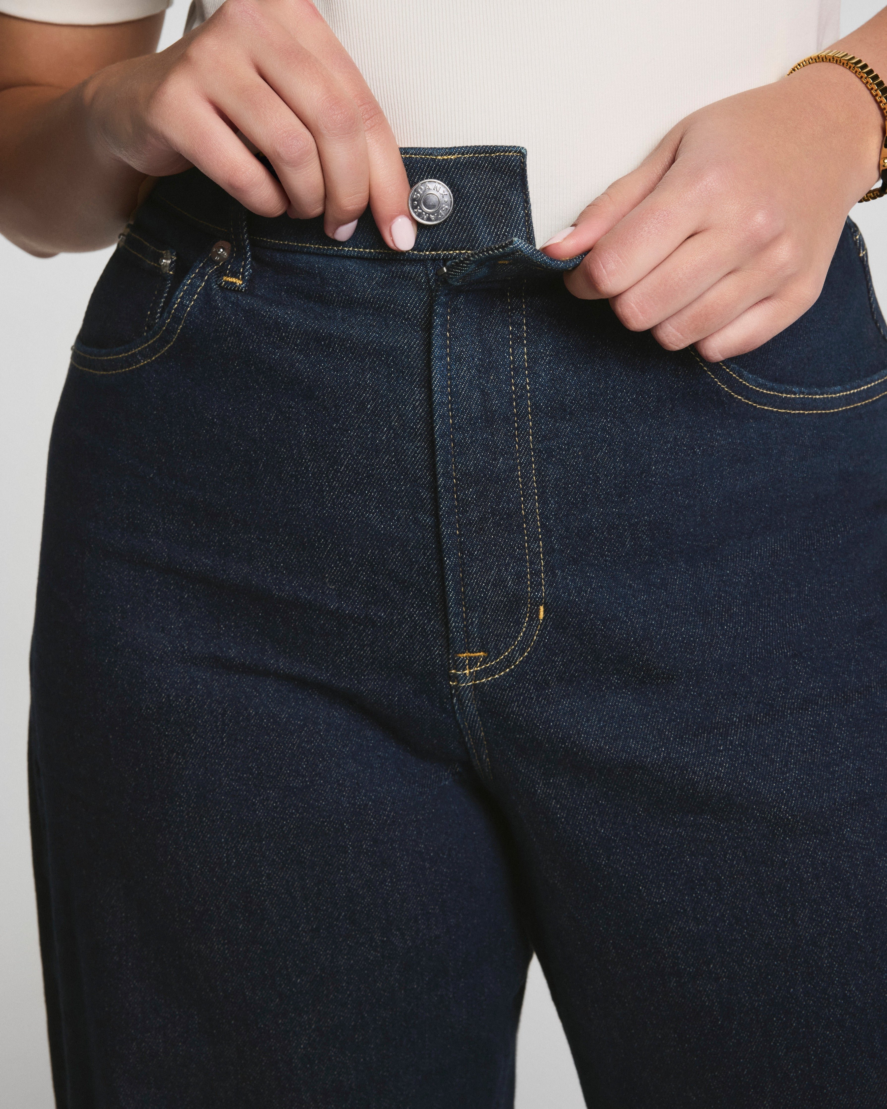 SPANXshape™ Authentic 360 Cuffed Horseshoe Jeans | Marina