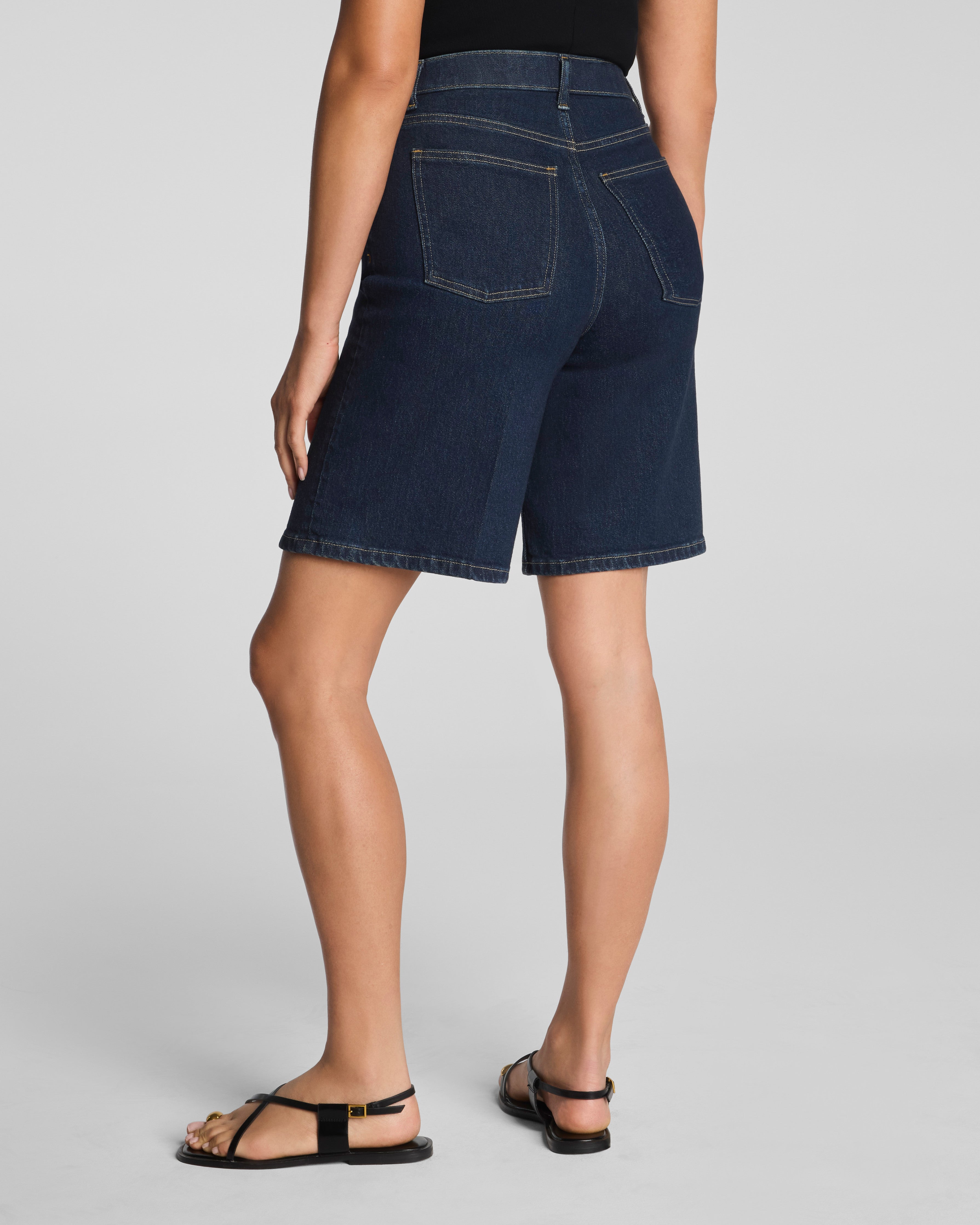 SPANXshape™ Authentic 360 Jean Short, 10" | Marina