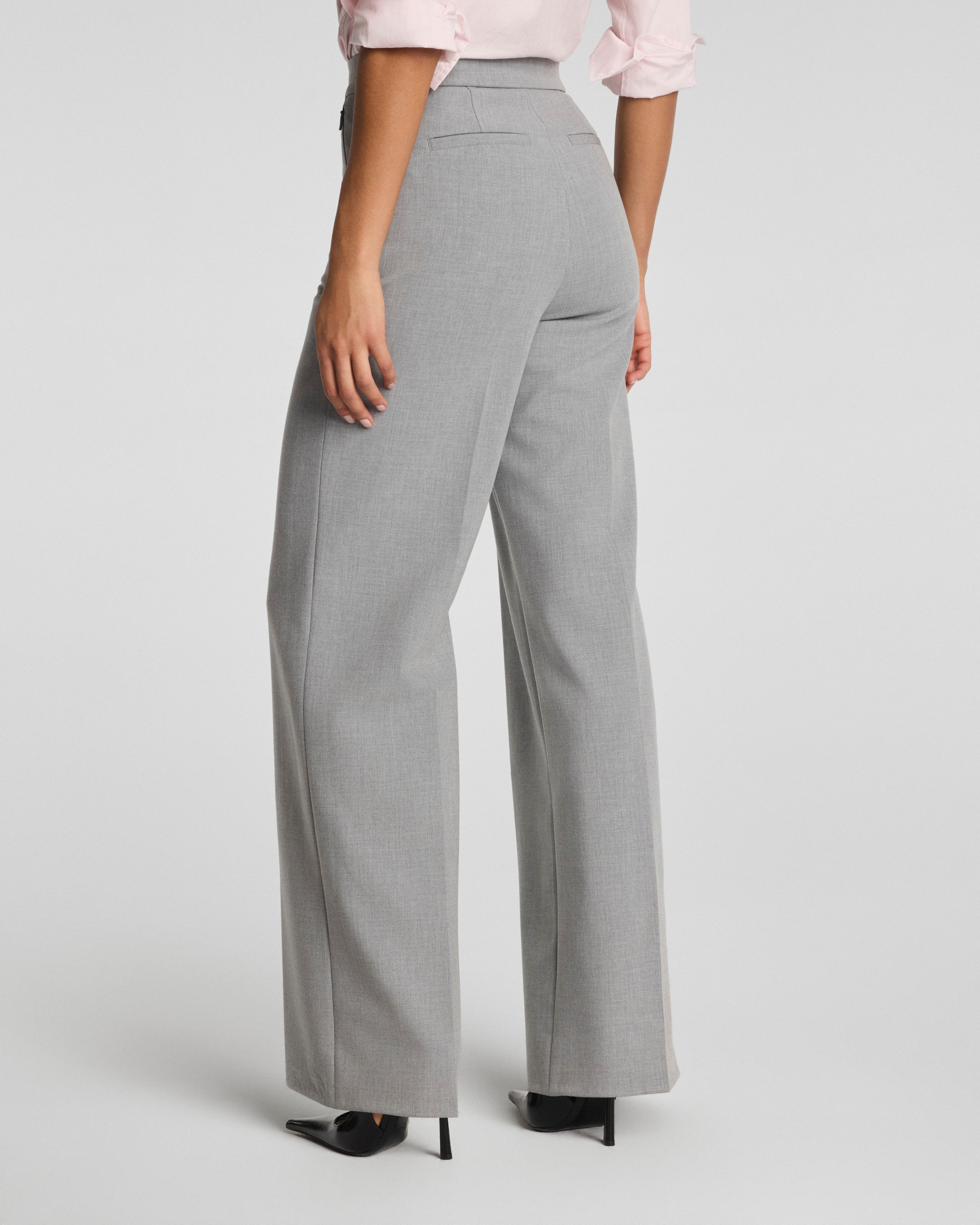 SPANXsupersmooth™ WellSuited 360 Wide Leg Pant | Heather Grey