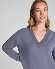 SPANX AirEssentials® Brushed V-Neck Tunic  Pewter