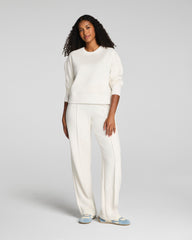 SPANX AirEssentials® Luxe Crewneck Long Sleeve Top  Ivory