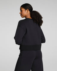 SPANX AirEssentials® Luxe Crewneck Long Sleeve Top  Very Black